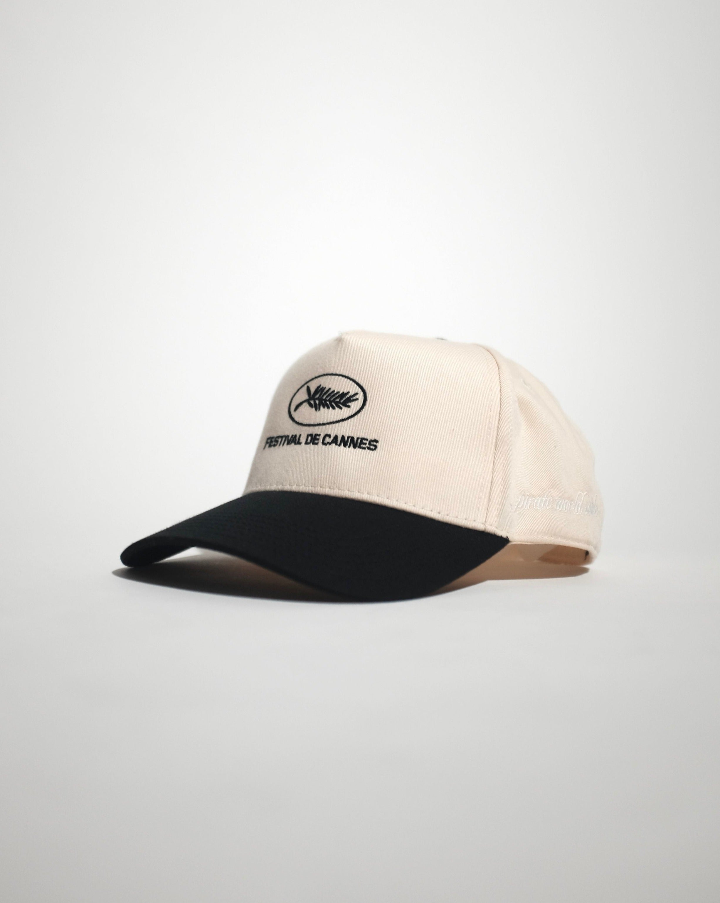 Pirate Cannoli Cream Cannes Hat (Cream/Black)