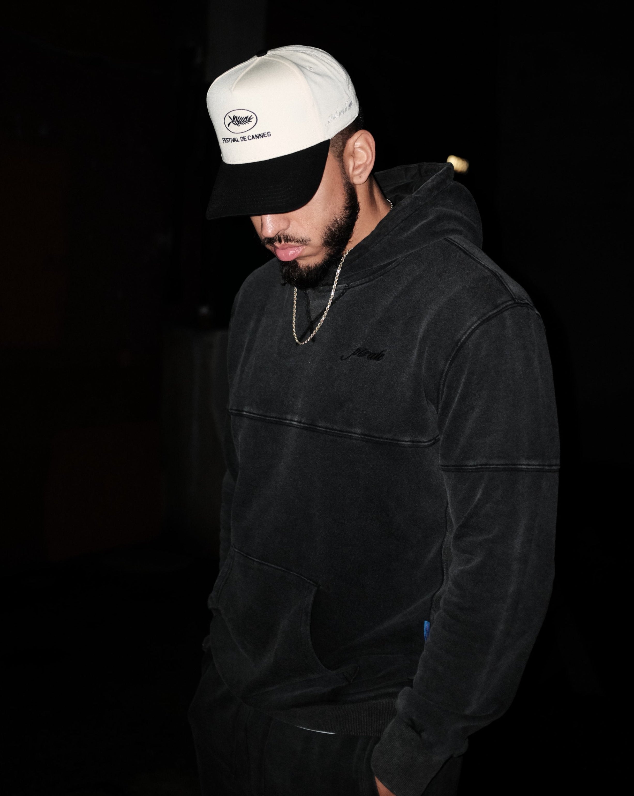 Pirate Cannoli Cream Cannes Hat (Cream/Black)