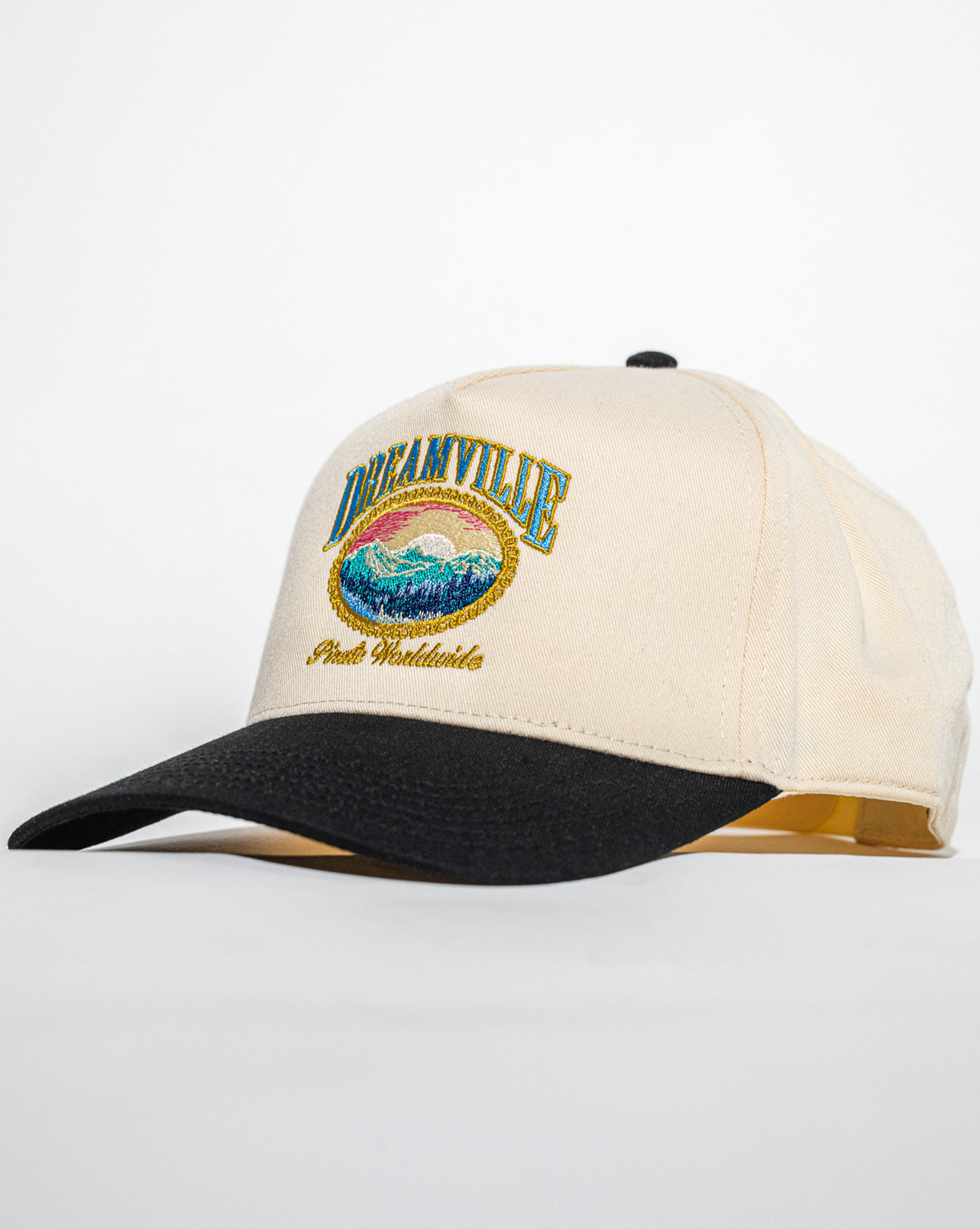 Dreamville by Pirate, Dreamville World Hat (Cream/Black)