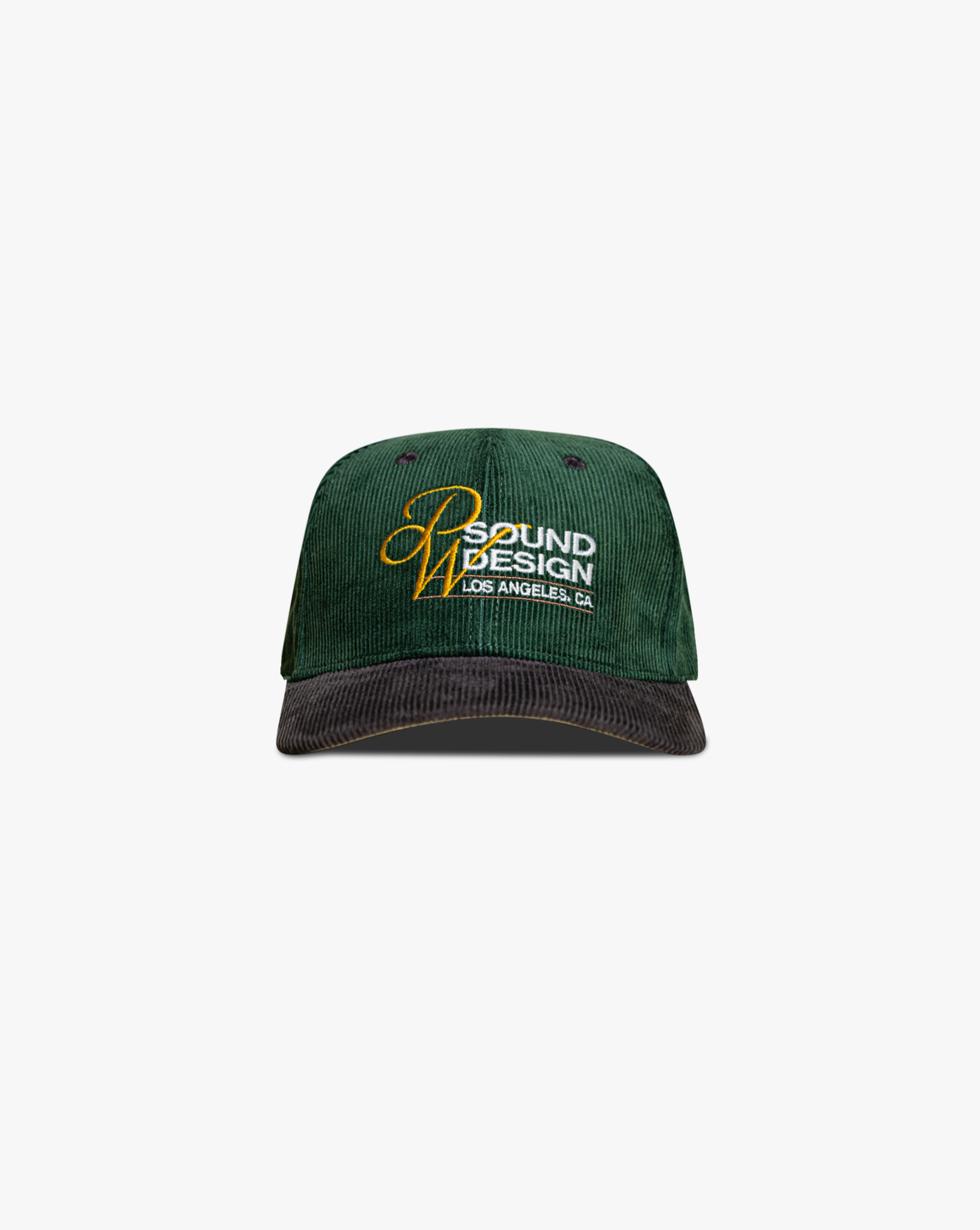 Pirate Sound Design Corduroy Hat (Green/Black)