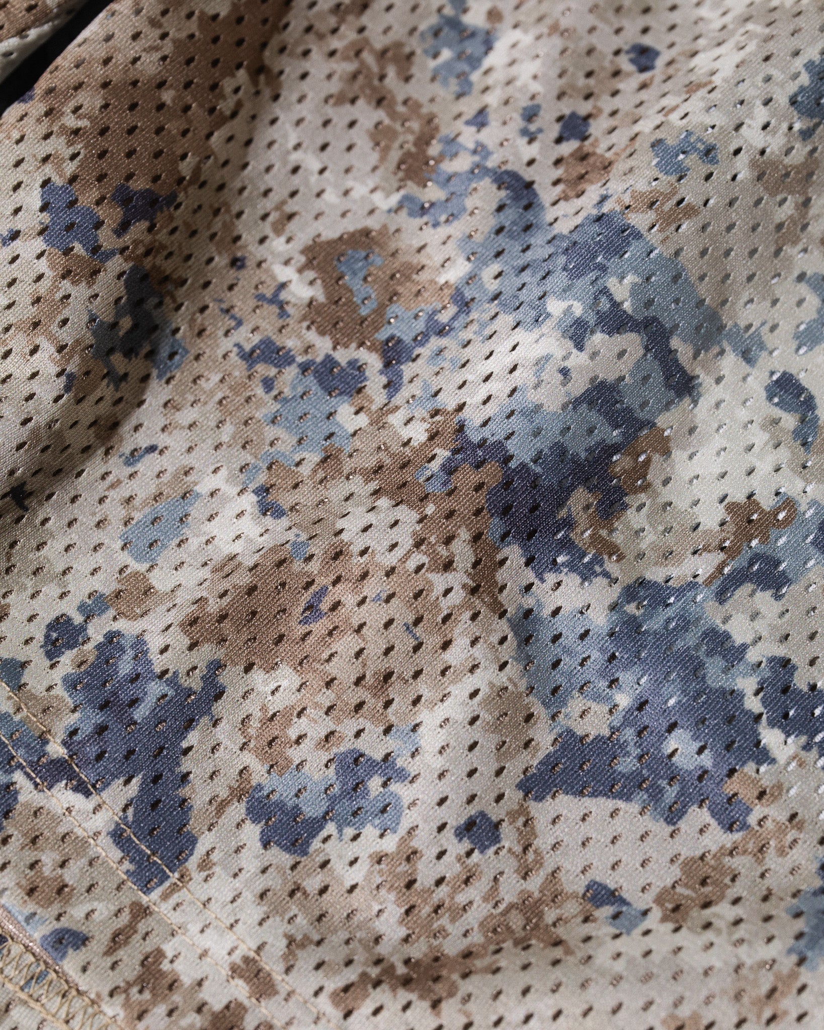 Pirate Hilltop Printed Mesh Short (Blue Marble)