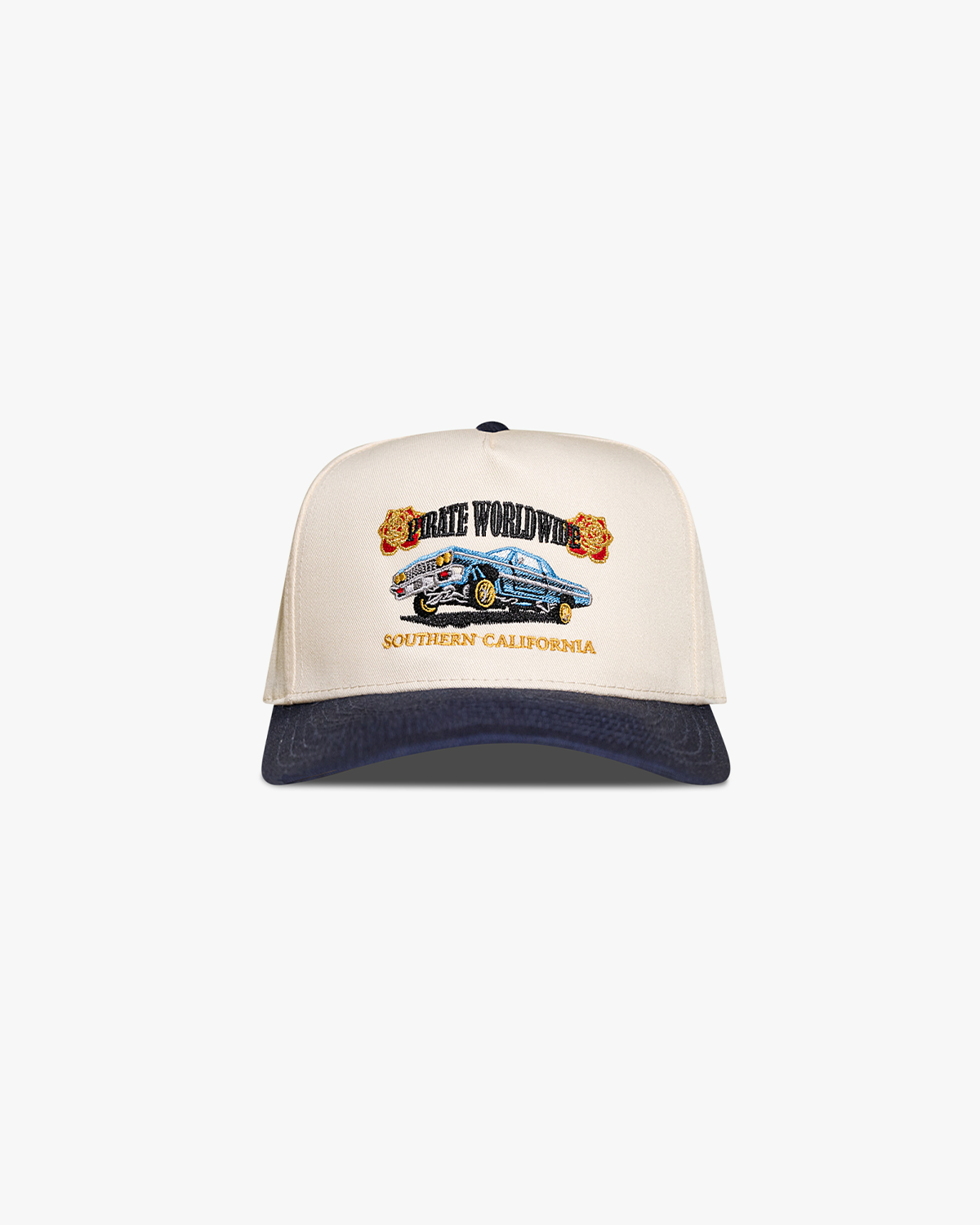 Pirate 63' Hat (Cream/Navy)