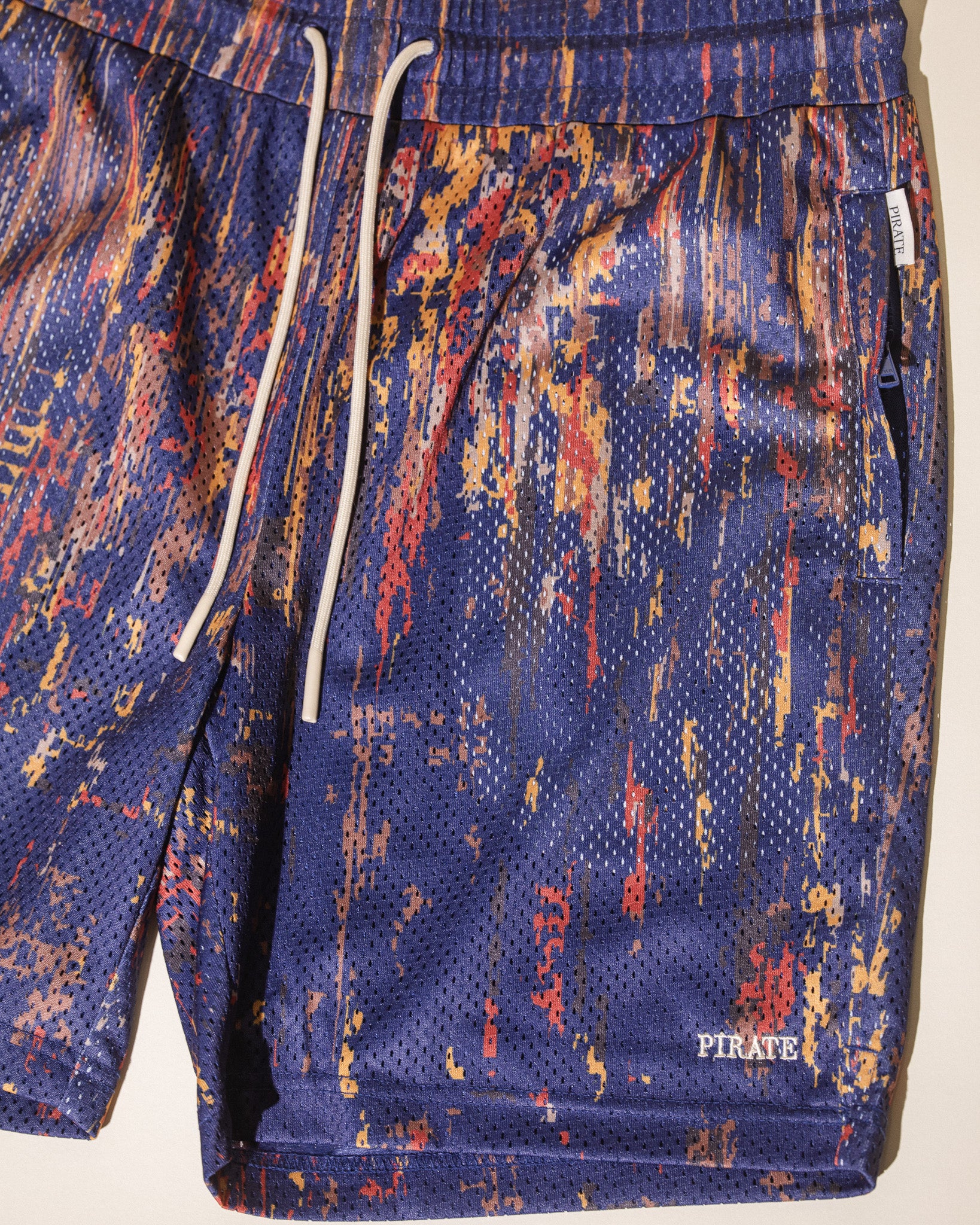 Pirate Hilltop Printed Mesh Short (Digi Nightfall)