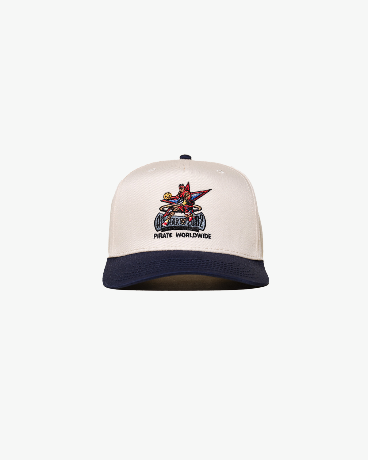 Pirate The Answer 2002 Hat (Cream/Navy)