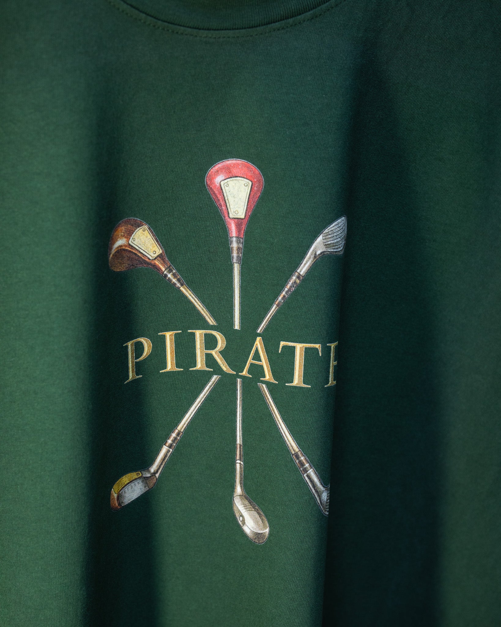 Golf Clubs Tee (Pebble Beach Green)