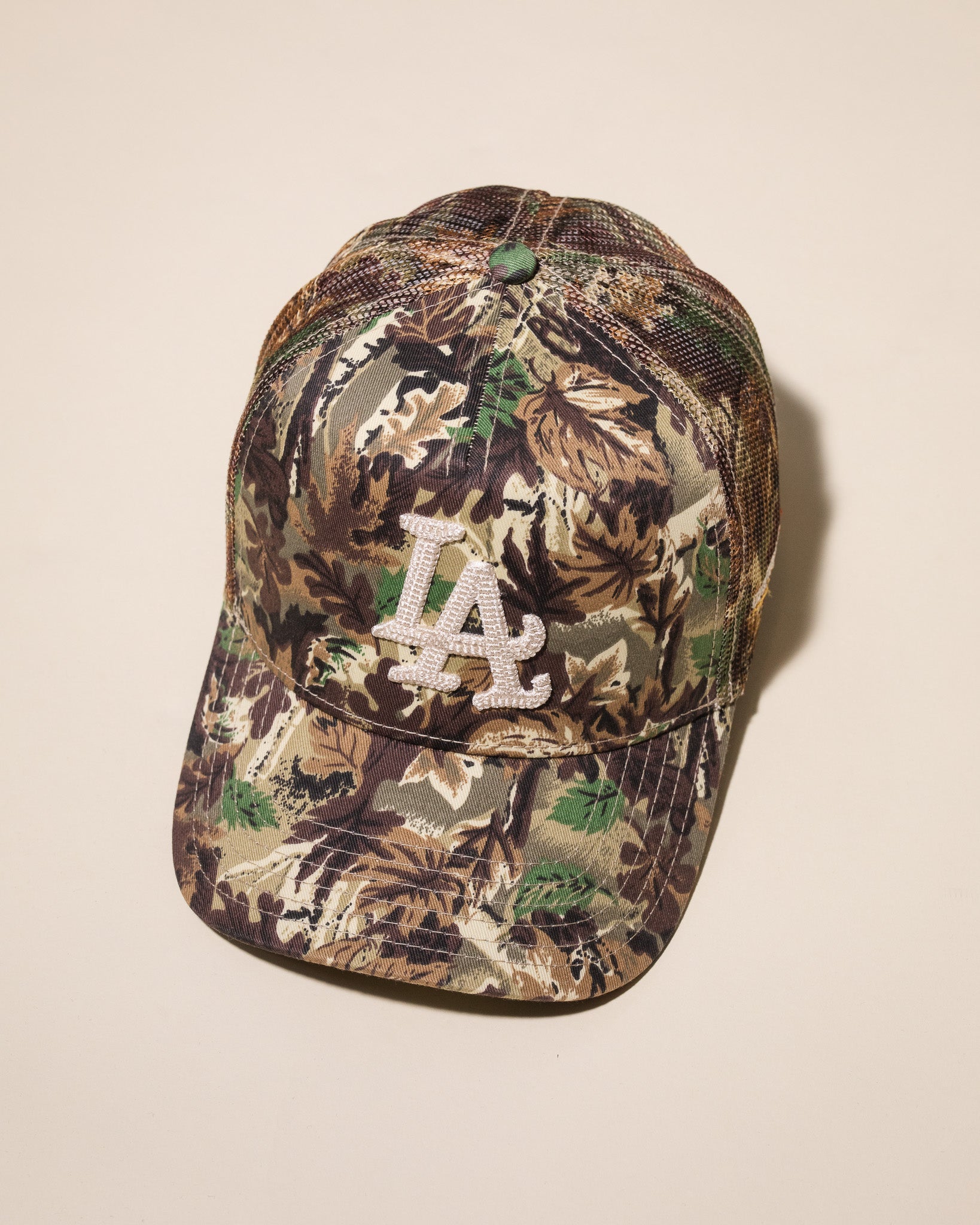 Pirate "LA" Chain Stitch Hat (Camo)