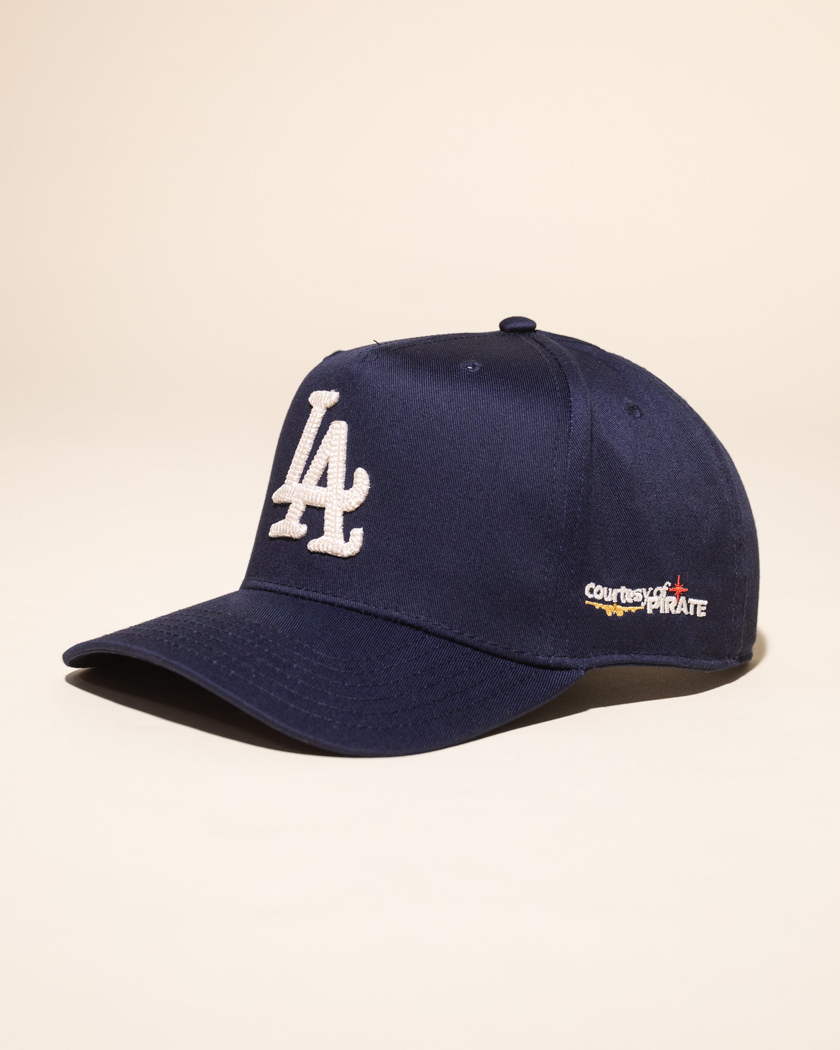 Pirate "LA" Chain Stitch Hat (Navy)