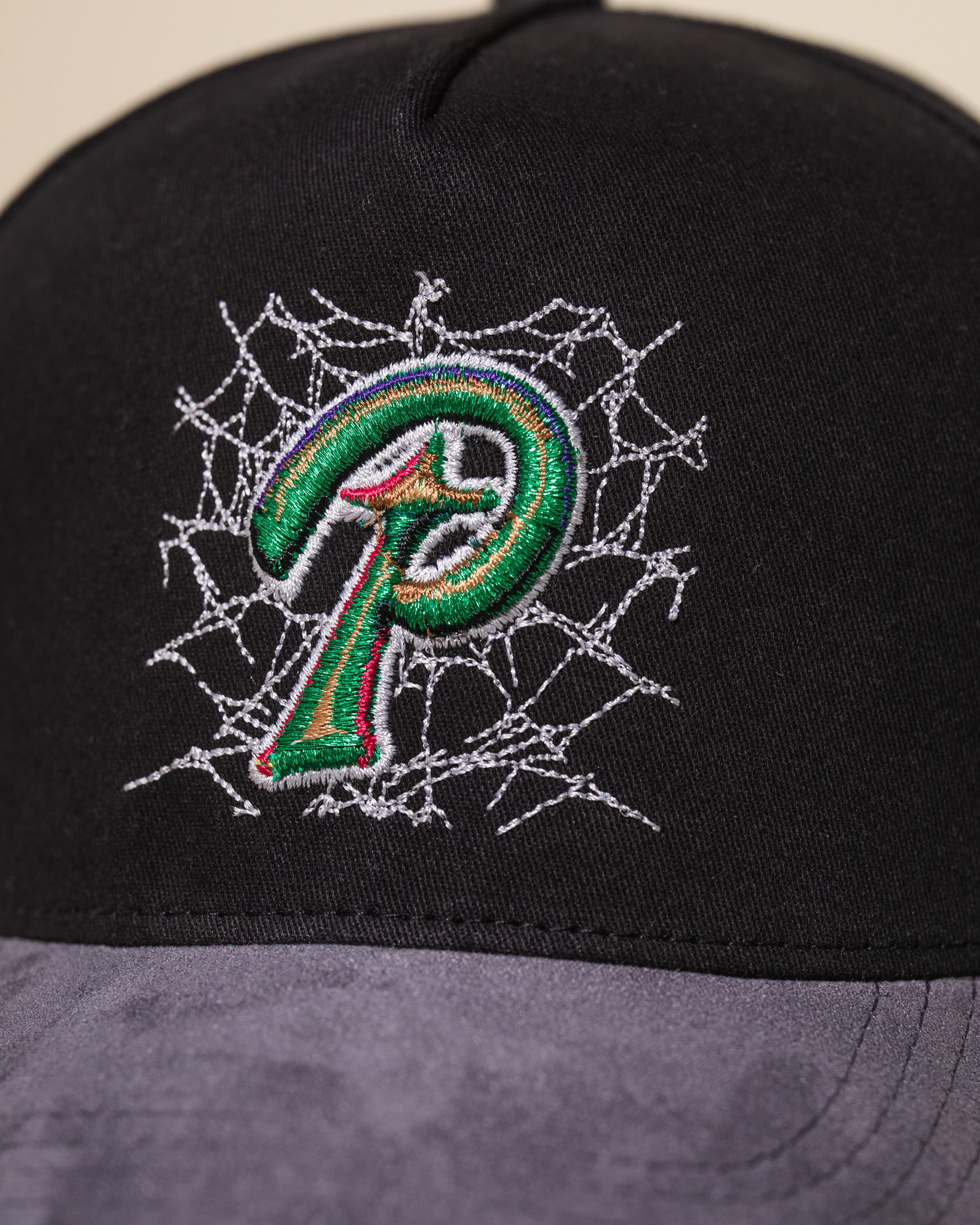 Web P Hat (Black/Grey)