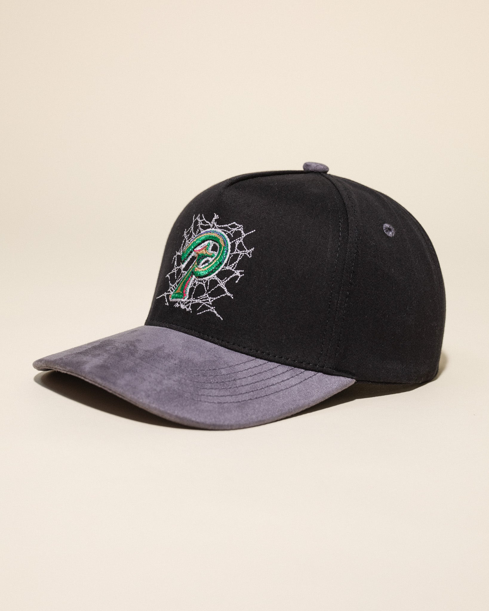 Web P Hat (Black/Grey)