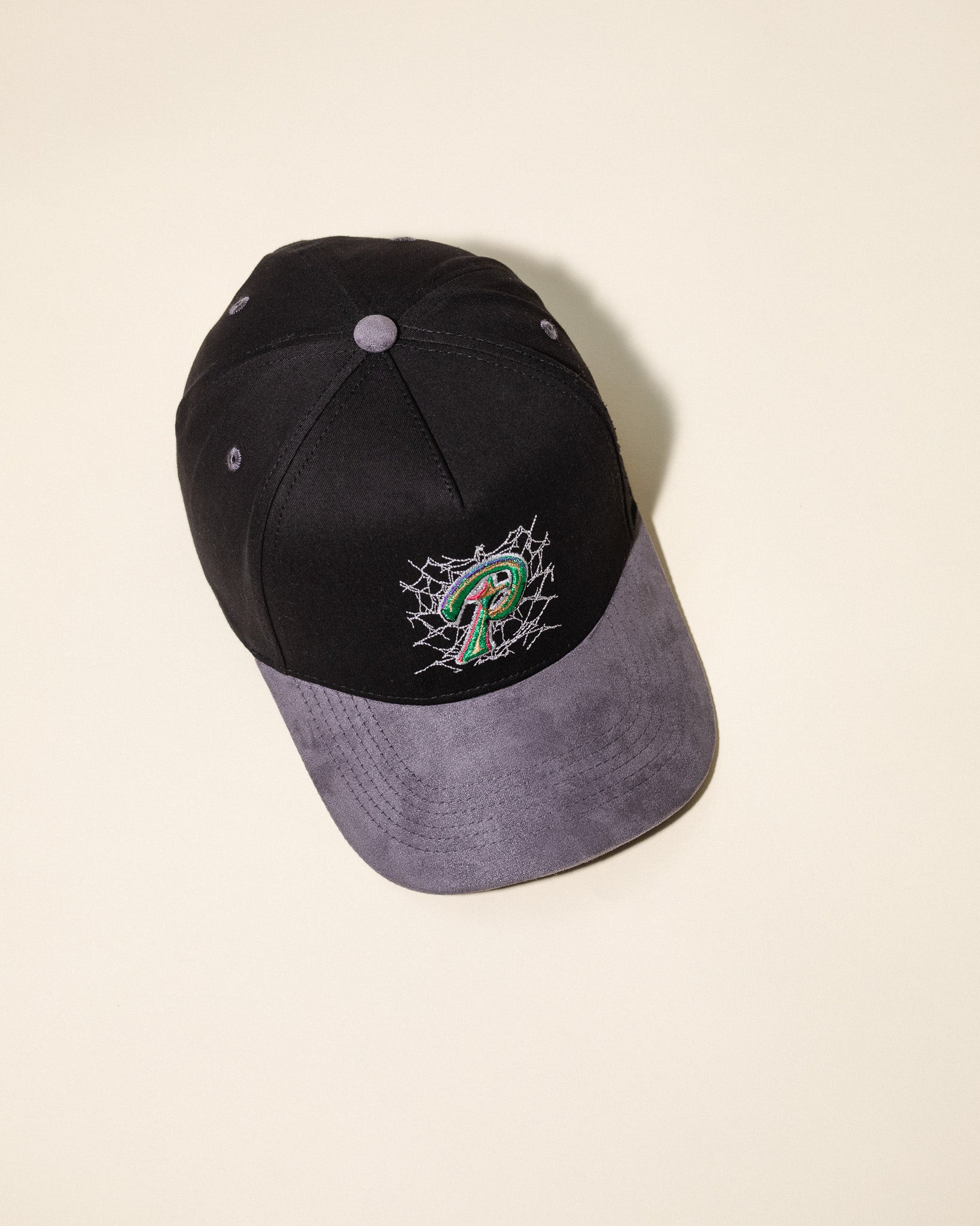 Web P Hat (Black/Grey)