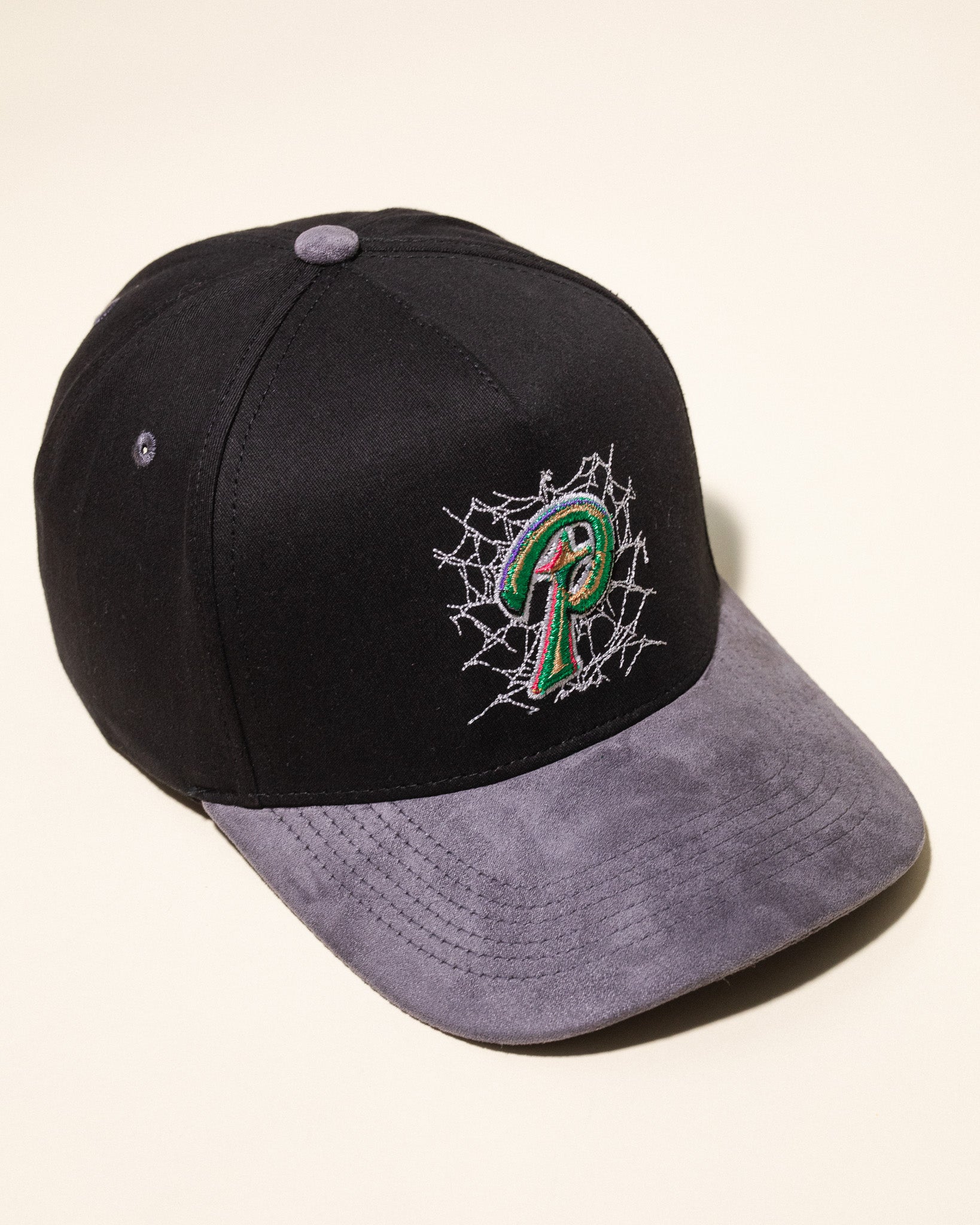 Web P Hat (Black/Grey)