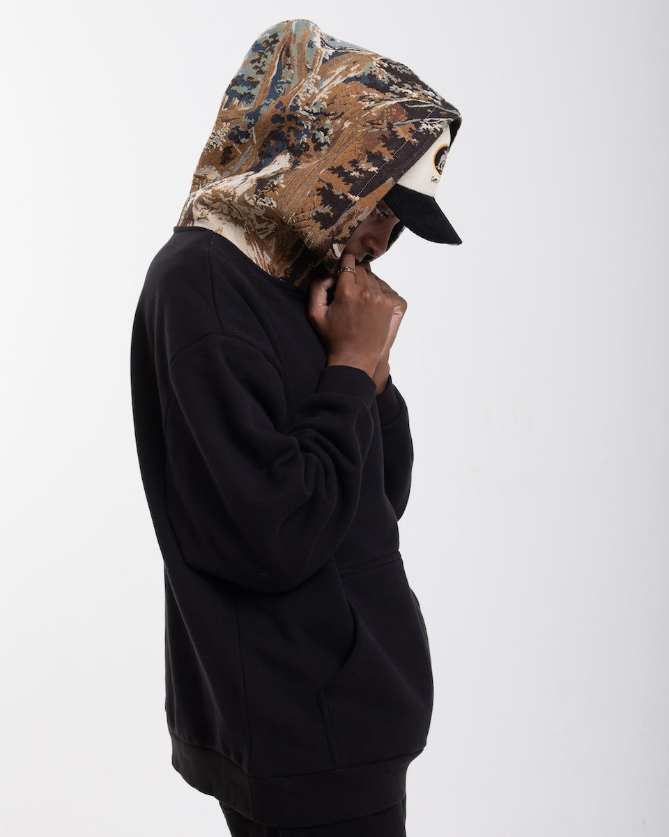 Getty x Pirate Psyche at the Basketmakers Jacquard Tapestry Hoodie (Pirate Black)
