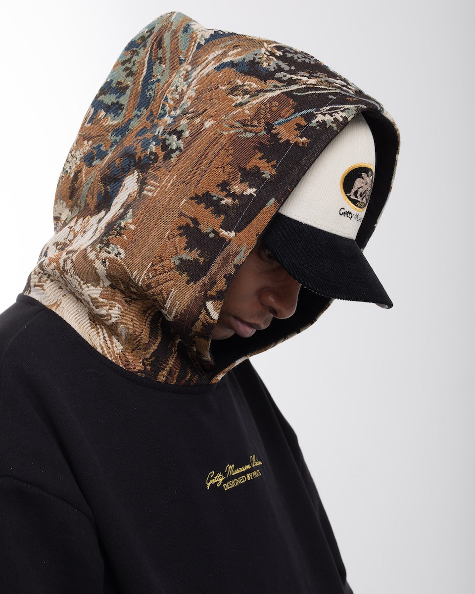 Getty x Pirate Psyche at the Basketmakers Jacquard Tapestry Hoodie (Pirate Black)
