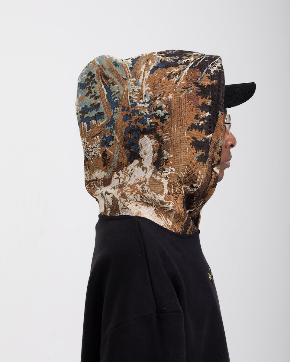 Getty x Pirate Psyche at the Basketmakers Jacquard Tapestry Hoodie (Pirate Black)