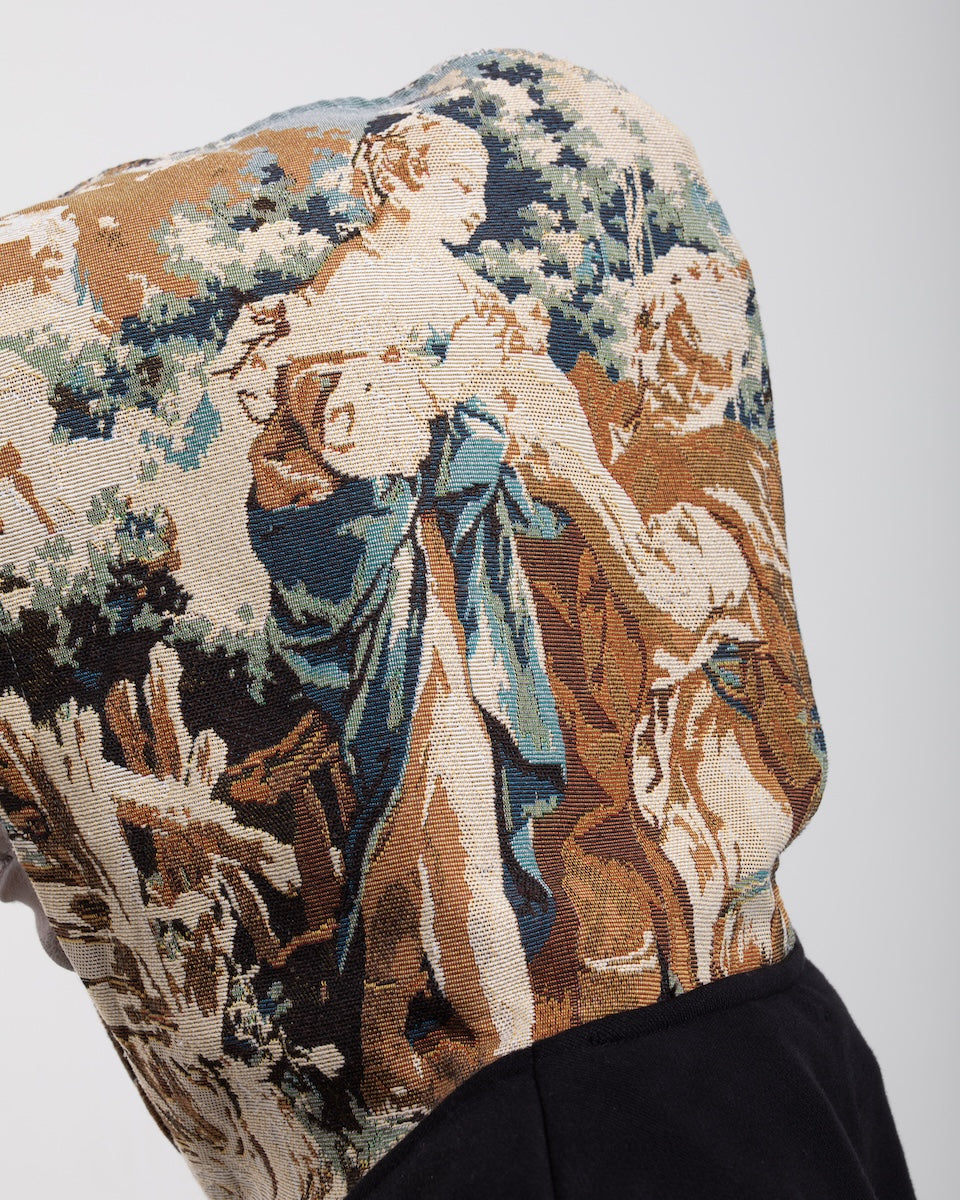 Getty x Pirate Psyche at the Basketmakers Jacquard Tapestry Hoodie (Pirate Black)