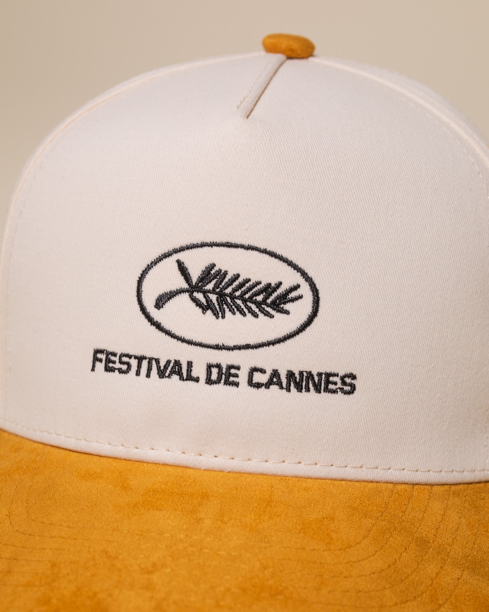 Pirate Cannes Hat (Cream/Canary Yellow-Suede)
