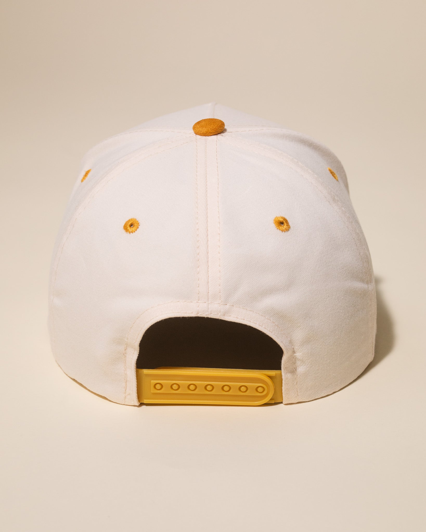 Pirate Cannes Hat (Cream/Canary Yellow-Suede)