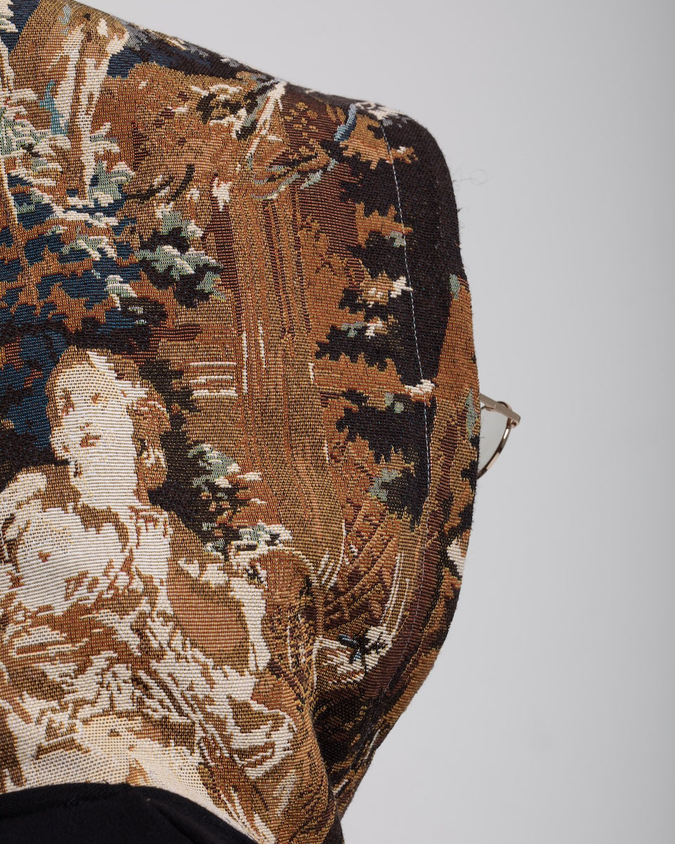 Getty x Pirate Psyche at the Basketmakers Jacquard Tapestry Hoodie (Pirate Black)