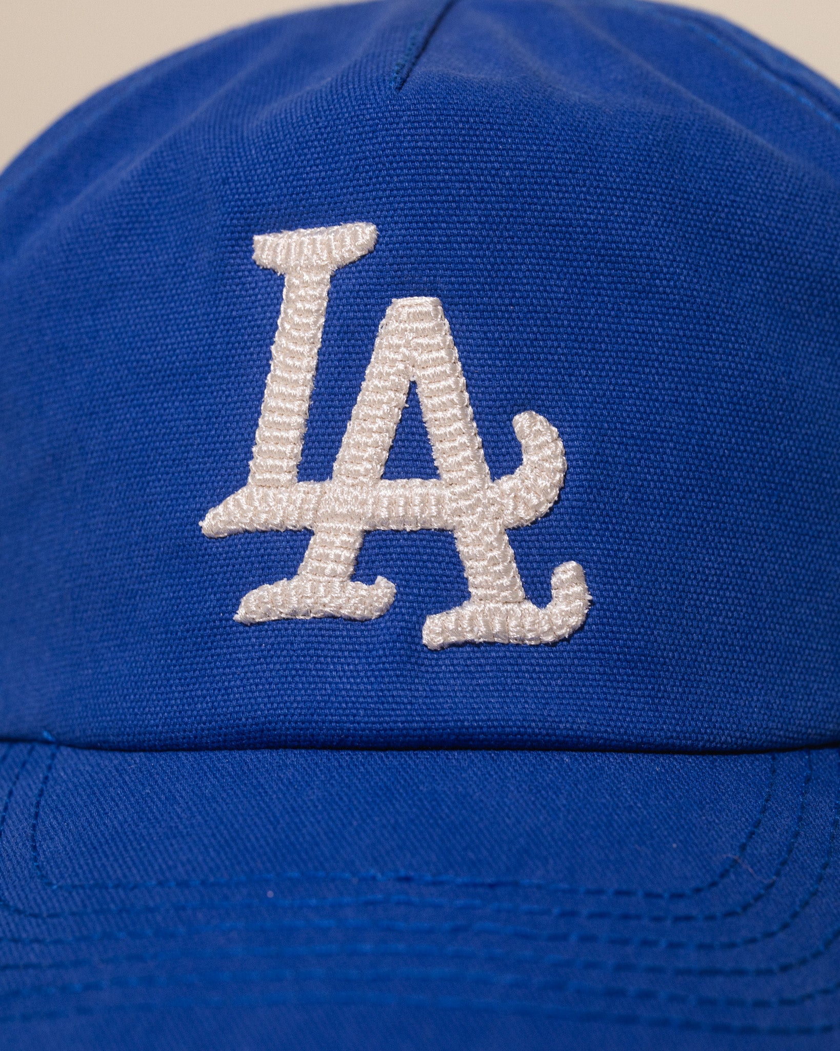 Pirate "LA" Chain Stitch Vintage Hat (Royal Blue)