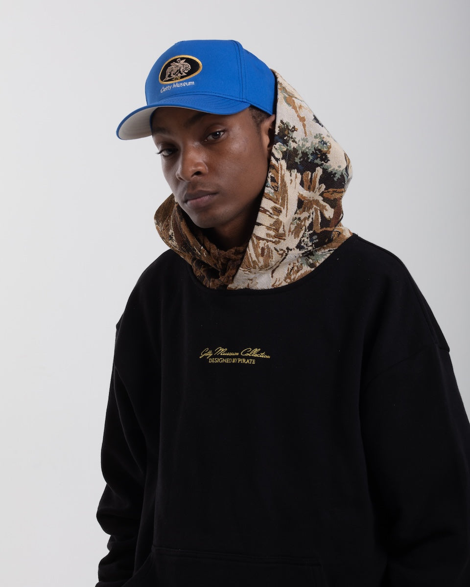 Getty x Pirate Psyche at the Basketmakers Jacquard Tapestry Hoodie (Pirate Black)