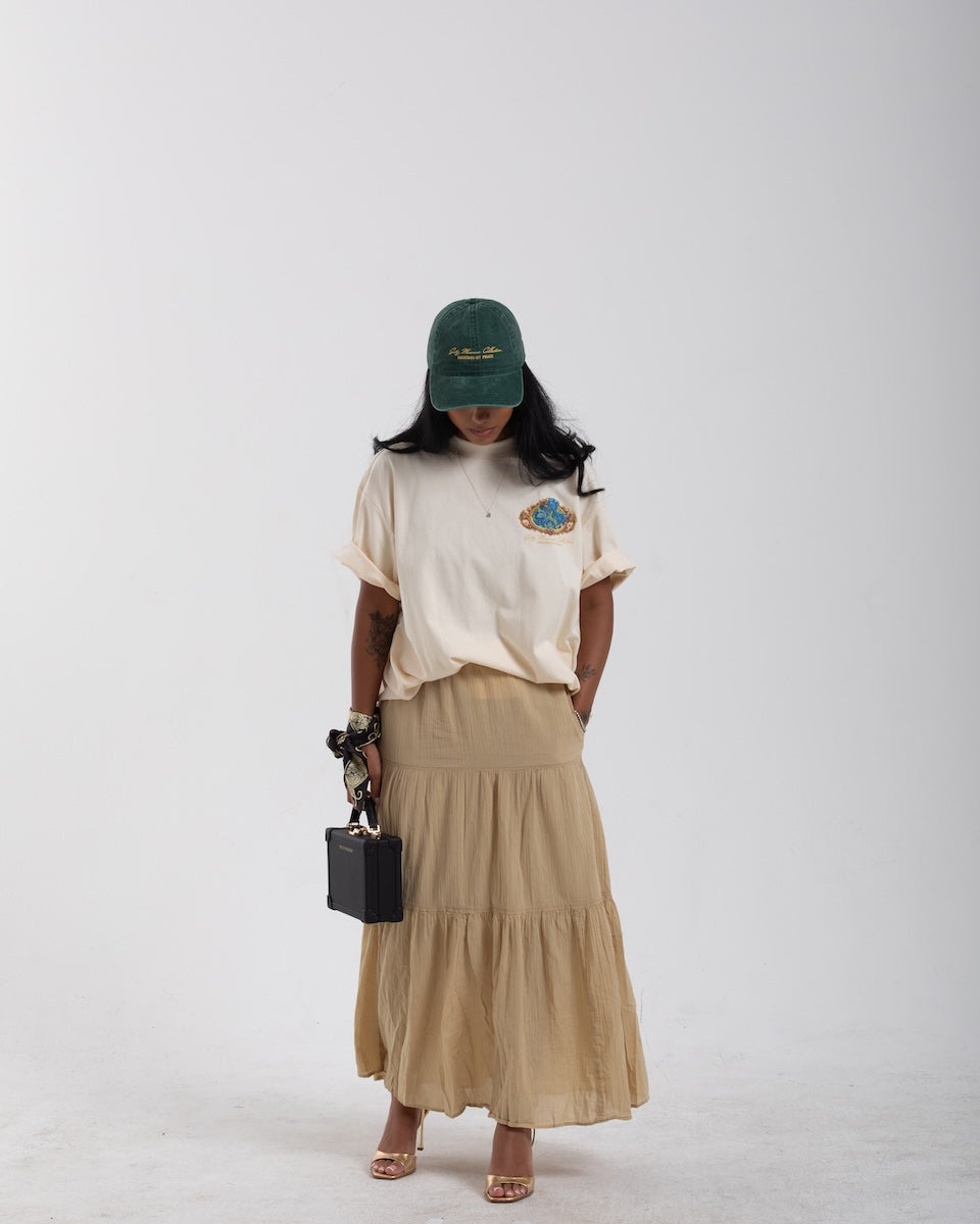 Getty x Pirate Van Gogh Irises Tee (Cannoli Cream)