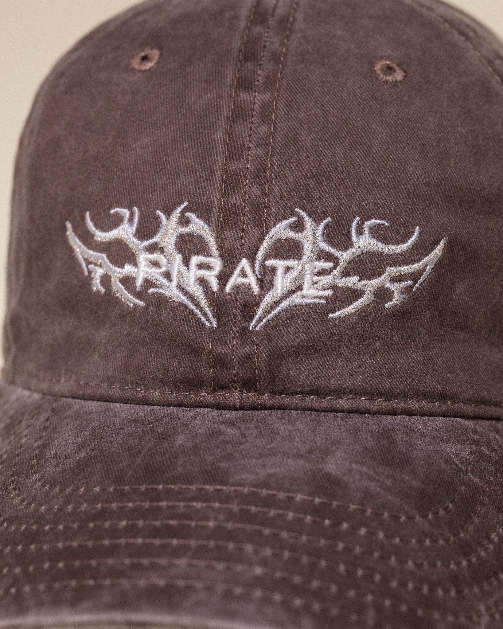 Chromed Wire Dad Hat (Washed Brown)