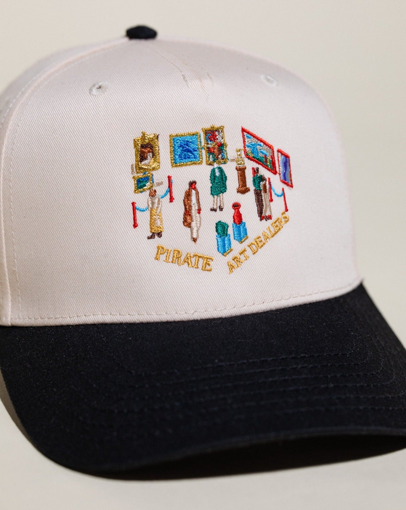 Pirate Art Museum Hat (Cream/Black)