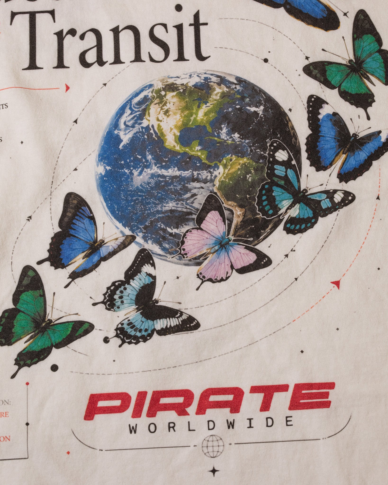 Pirate “Ideas in Transit” Graphic Tee (Off White)