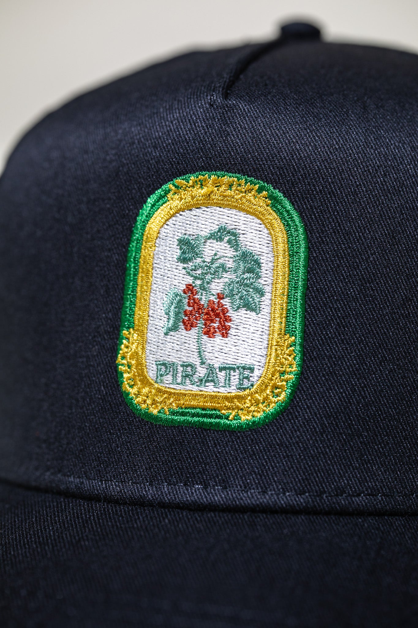 Pirate Cherry Trees Hat (Pirate Black)