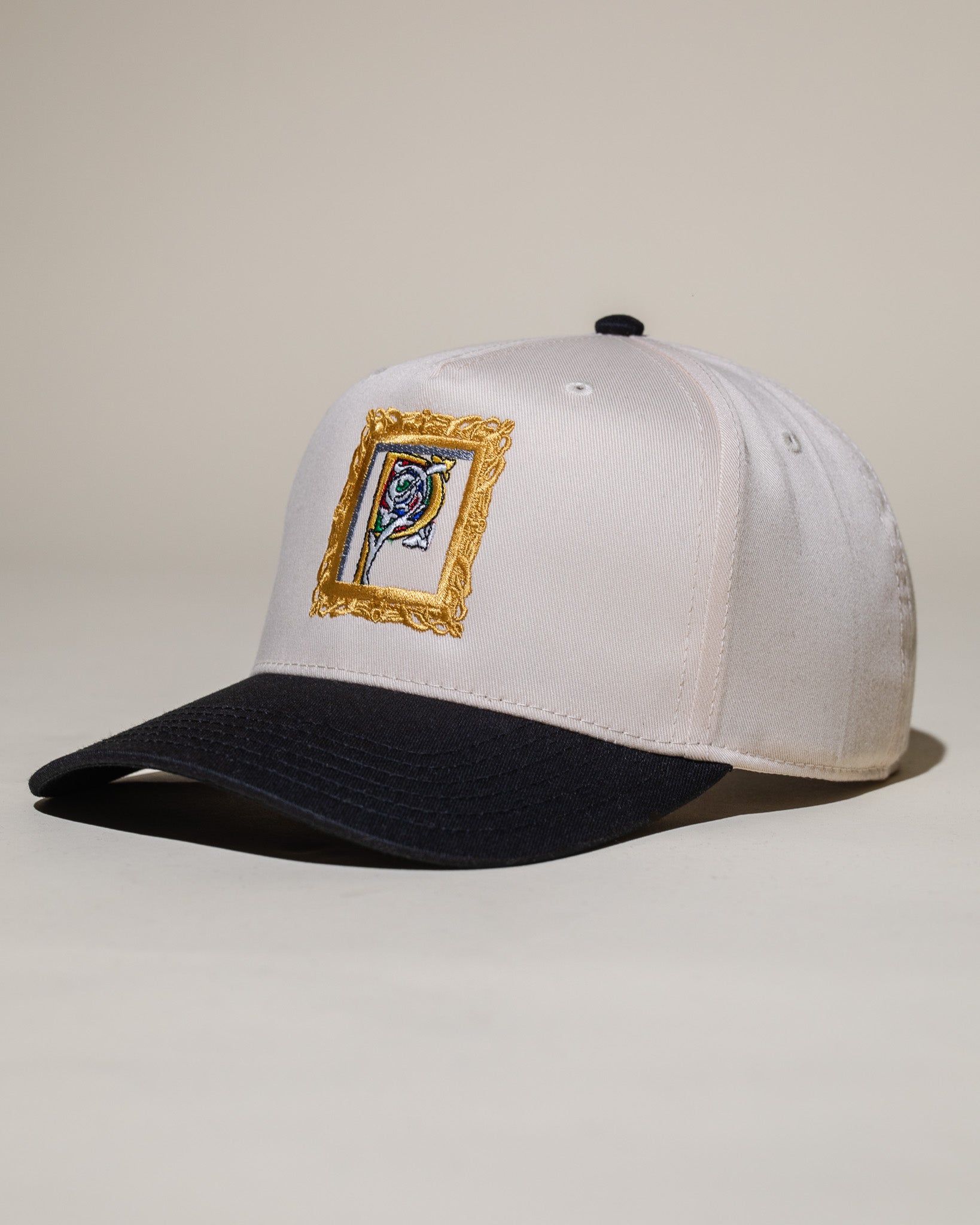 Pirate Framed P Hat (Cream/Black)