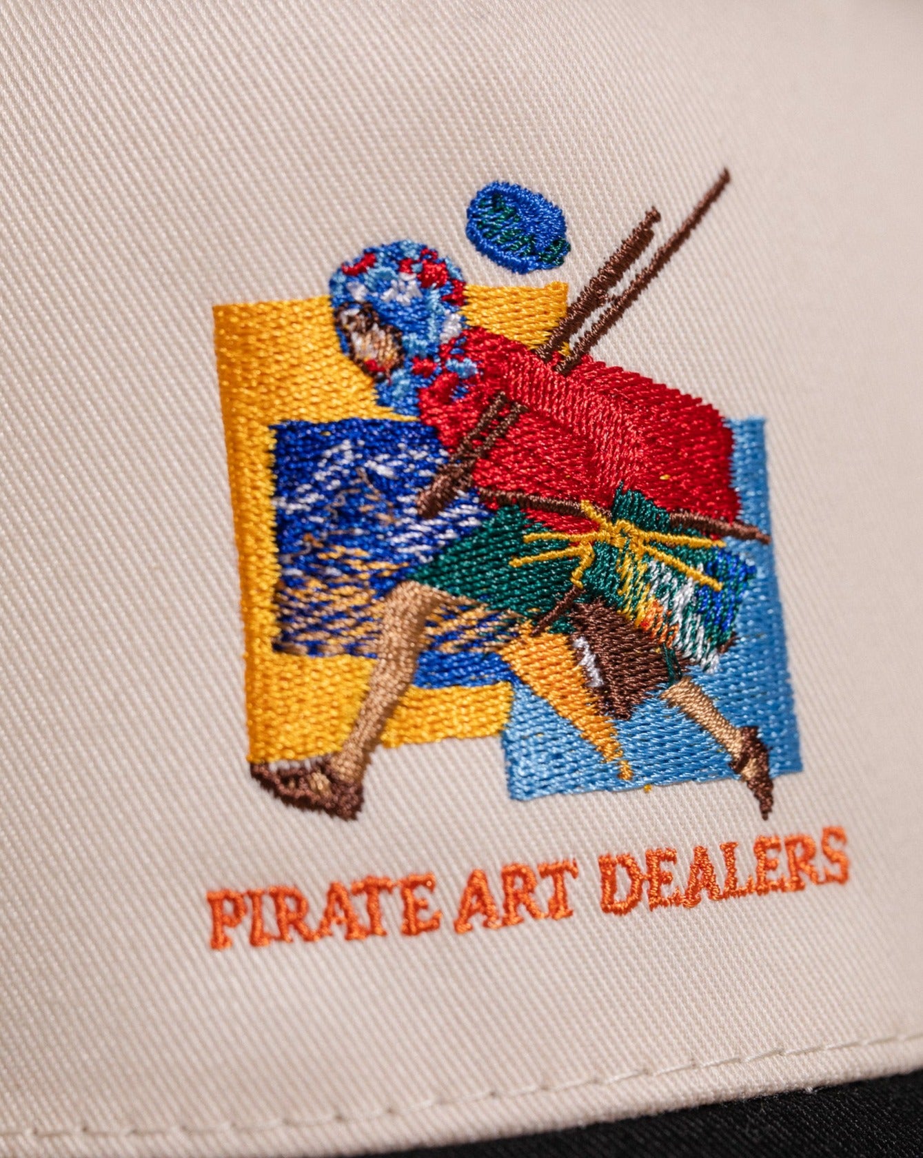 Pirate Art Dealers Hat (Cream/Black)