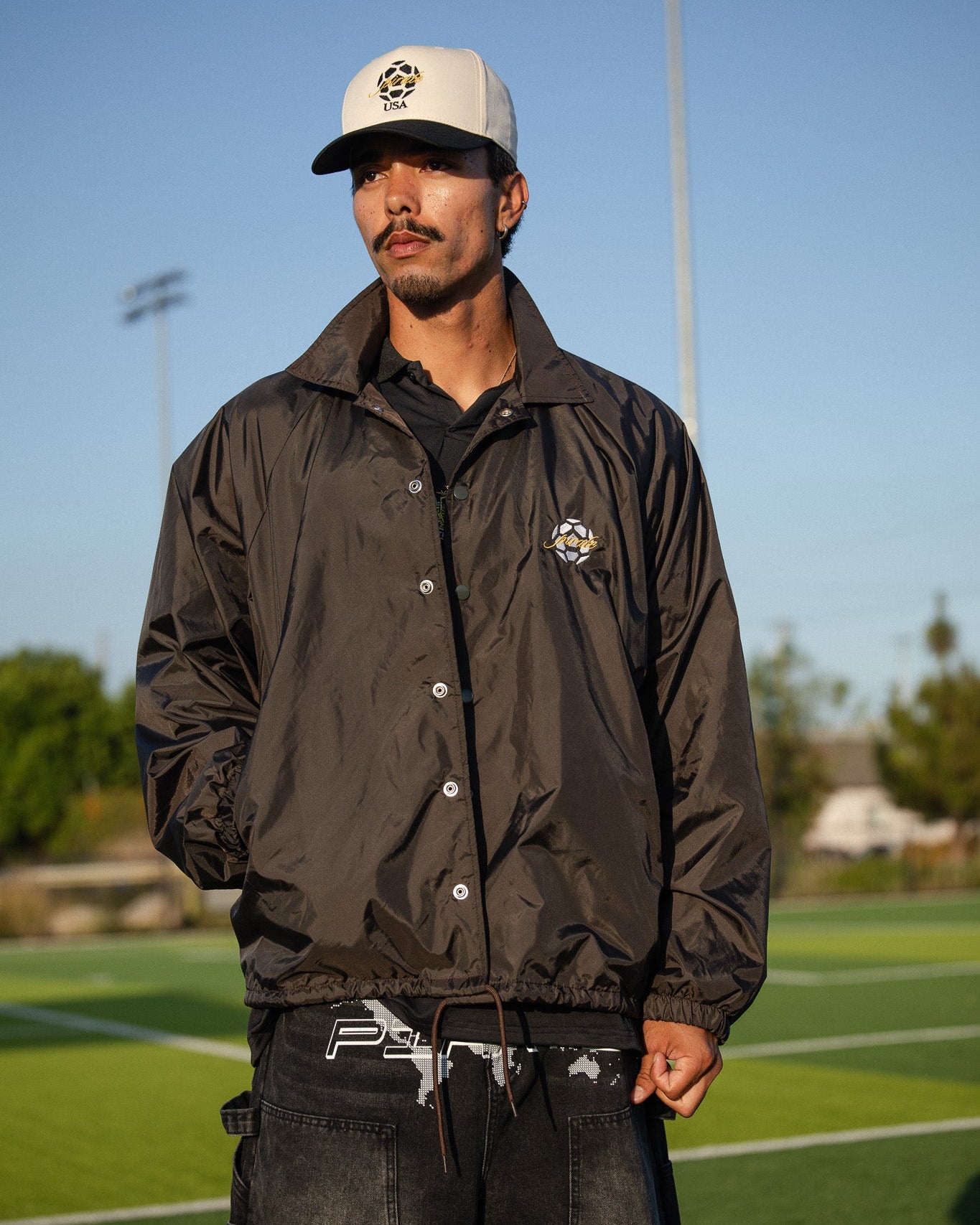The Worlds Game Nylon Jacket (Pirate Black)
