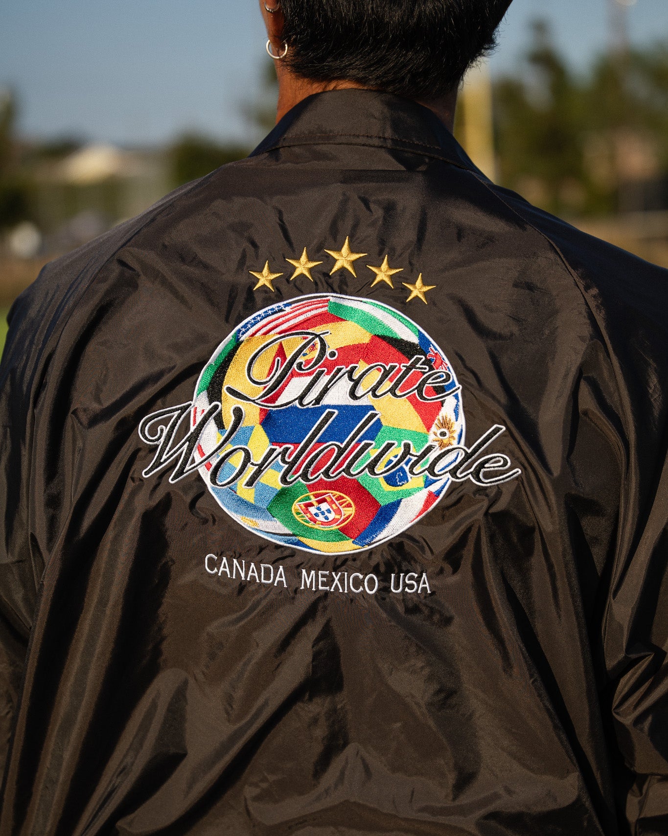 The Worlds Game Nylon Jacket (Pirate Black)