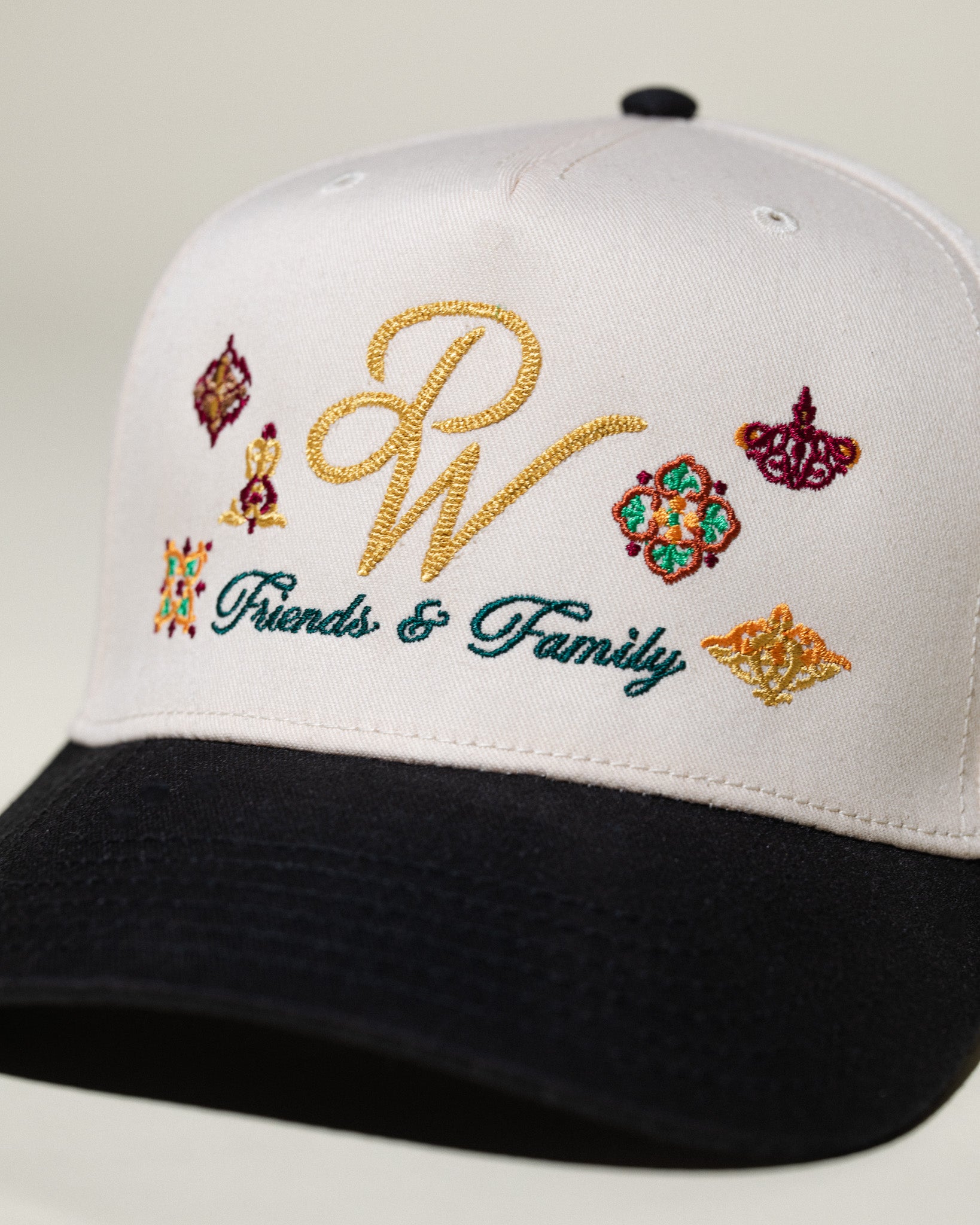 Pirate Friends & Family 2025 Hat (Cream/Black)