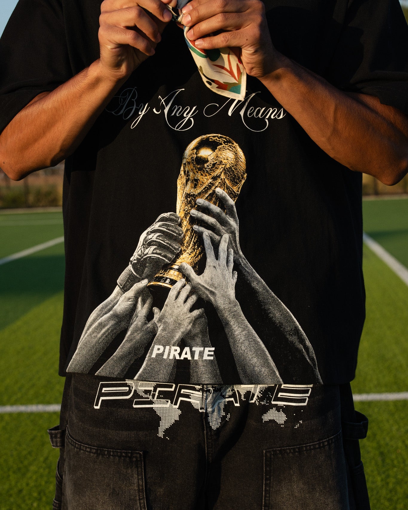 By Any Means Trophy Tee (Black)