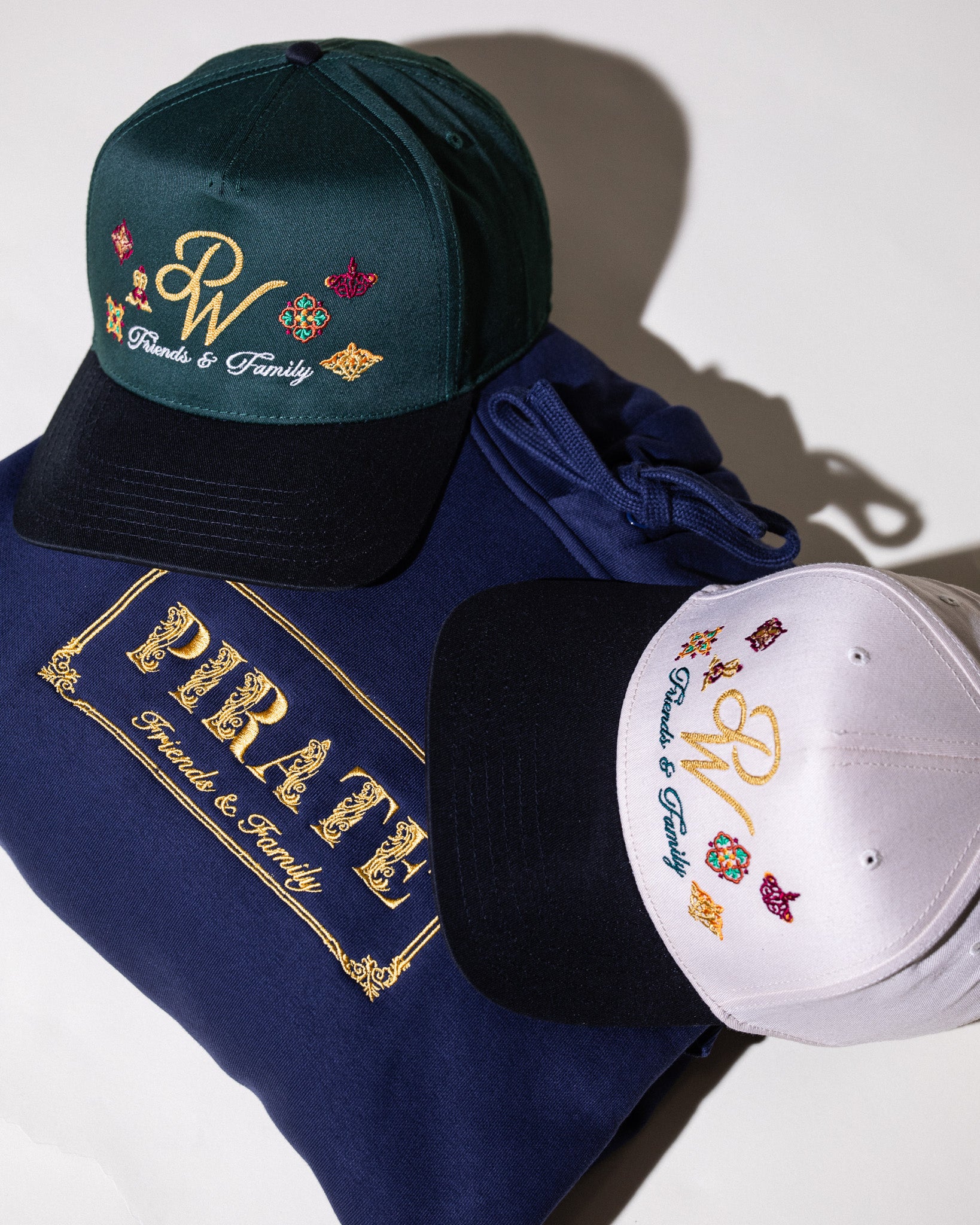 Pirate Friends & Family 2025 Hat (Cream/Black)