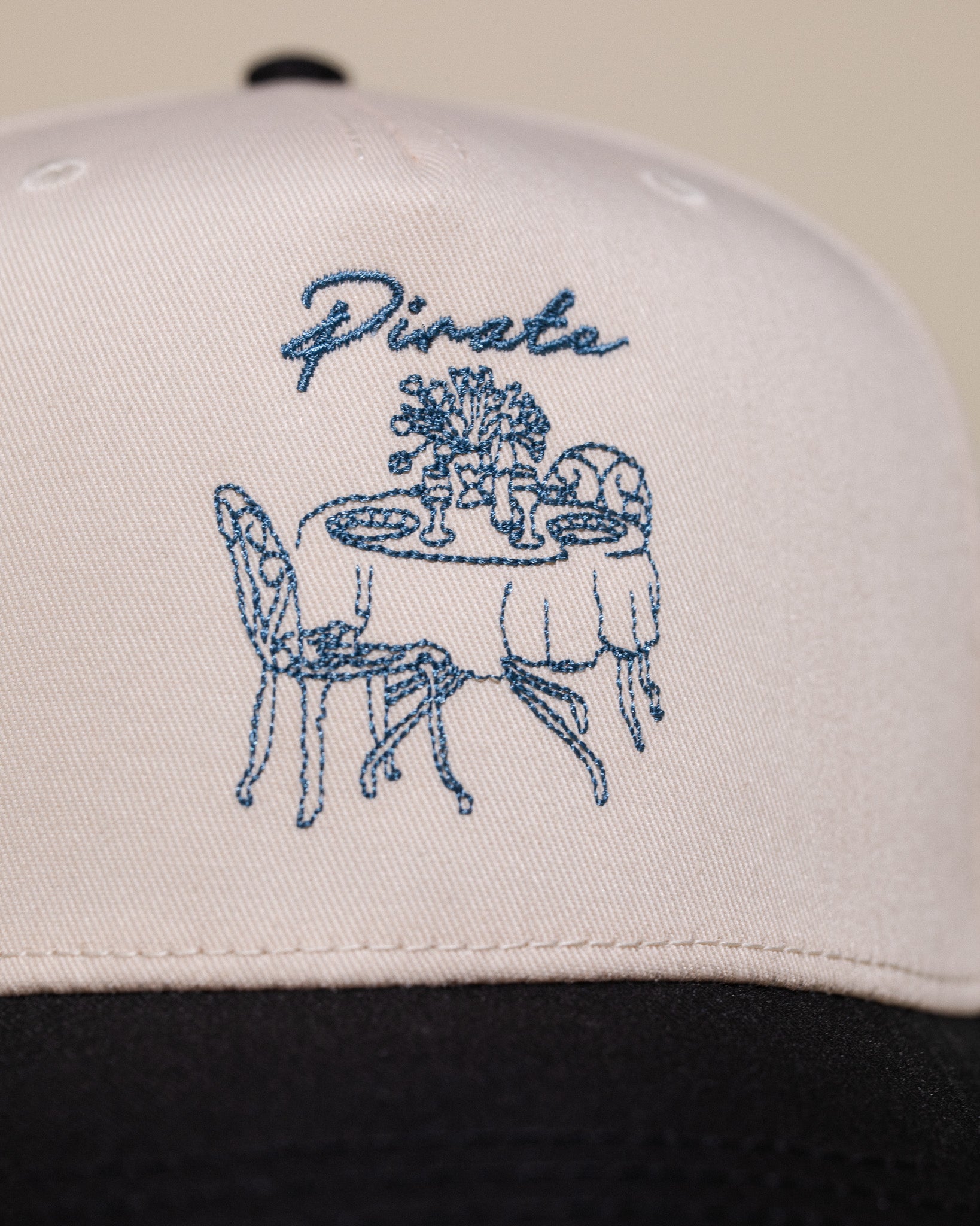 Pirate Fine Dining Hat (Cream/Black)