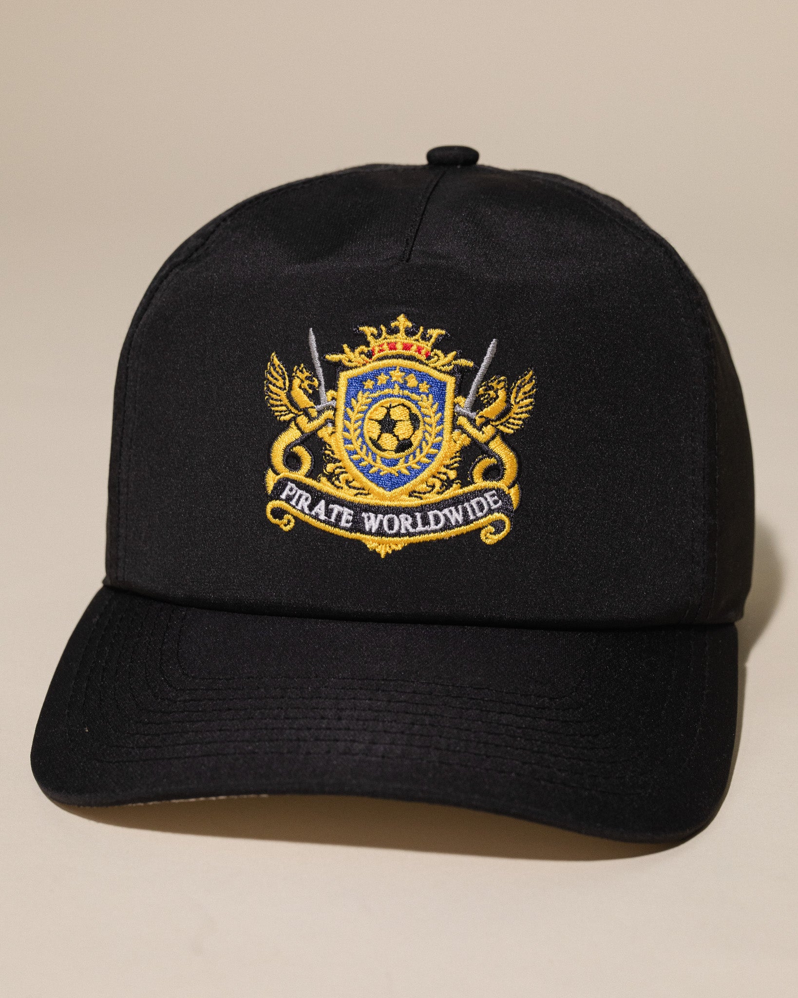 Global Crest Nylon Hat (Pirate Black)