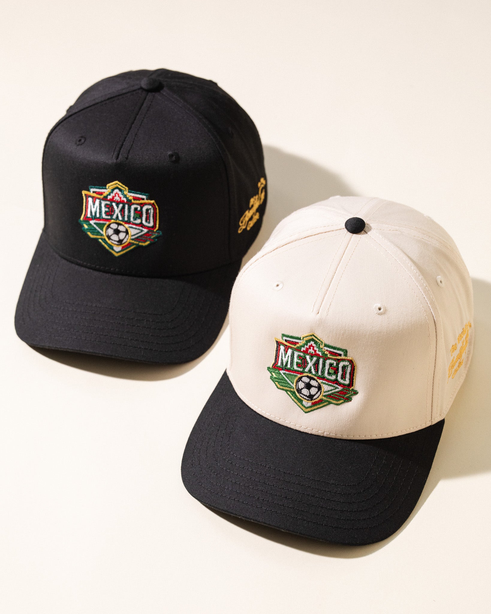 Mexico Crest Hat (Cream/Black)