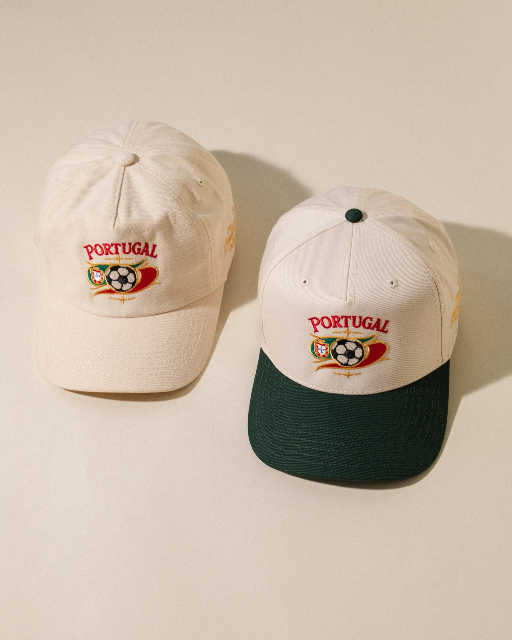 Portugal Crest Hat (Cream/Green)