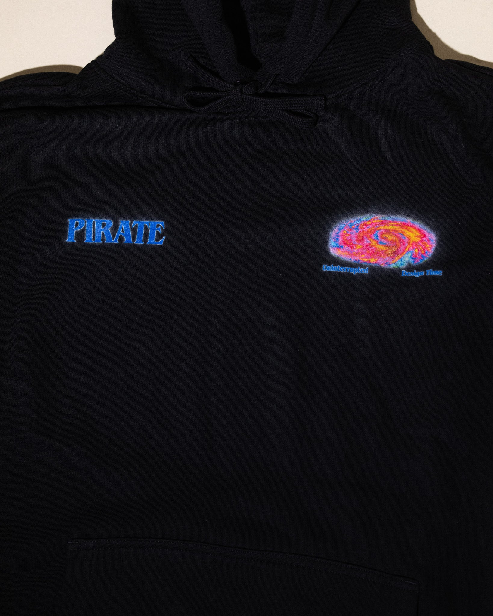 Pirate Uninterrupted Design Time Hoodie (Pirate Black)