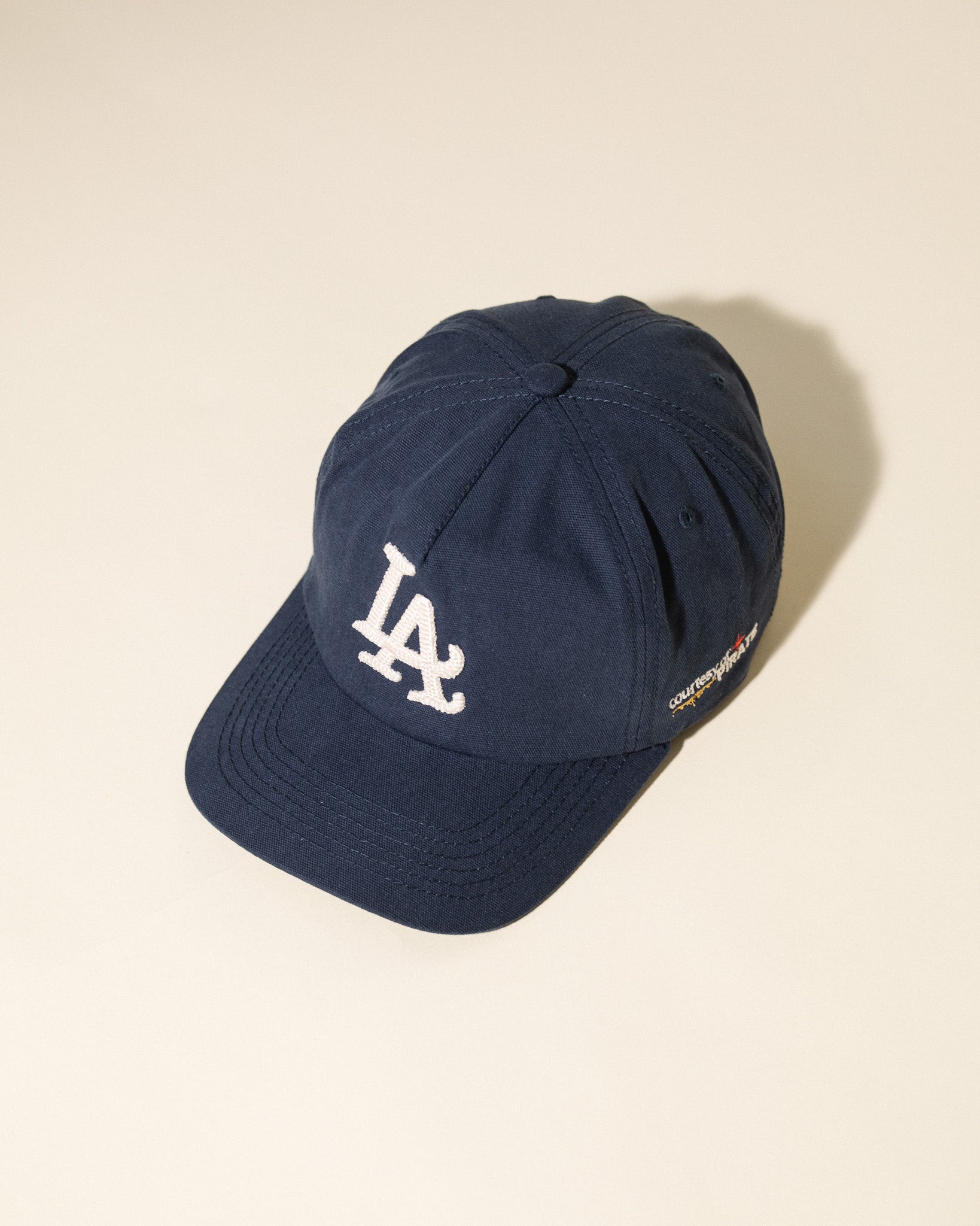 Pirate "LA" Chain Stitch Vintage Hat (Navy)