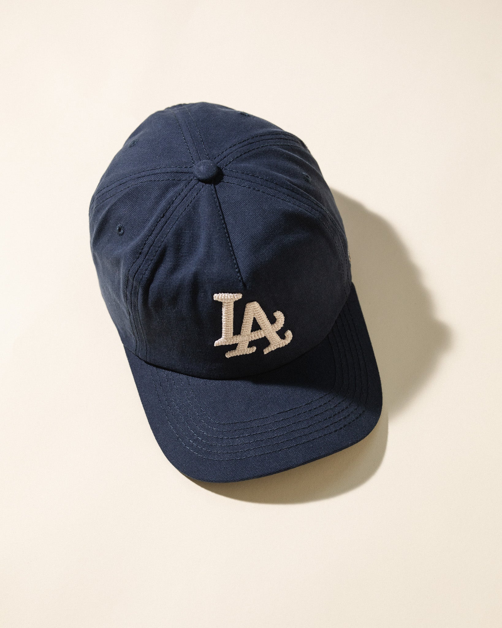 Pirate "LA" Chain Stitch Vintage Hat (Navy)