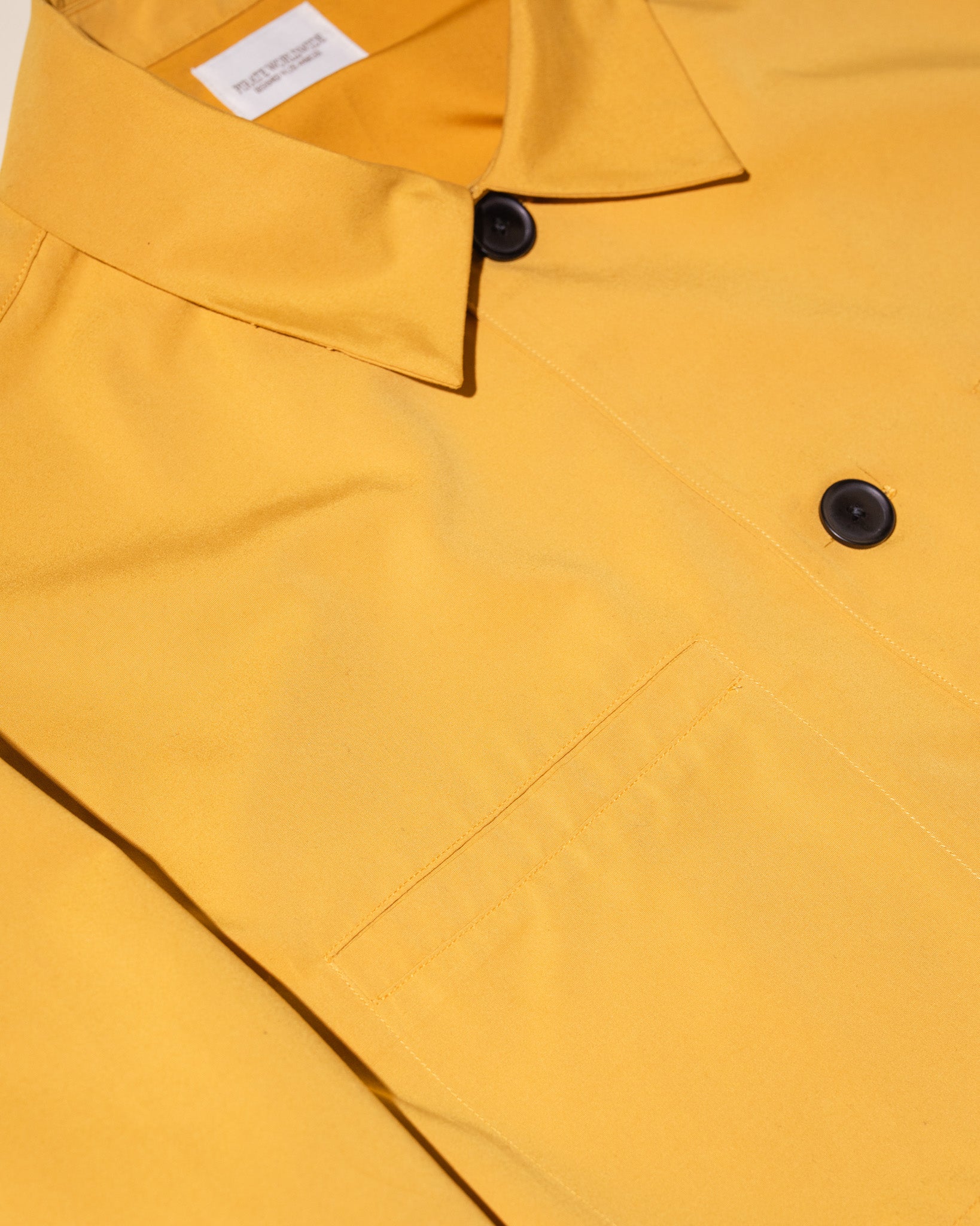 Pirate Woven Artist's Overshirt (Canary Yellow)