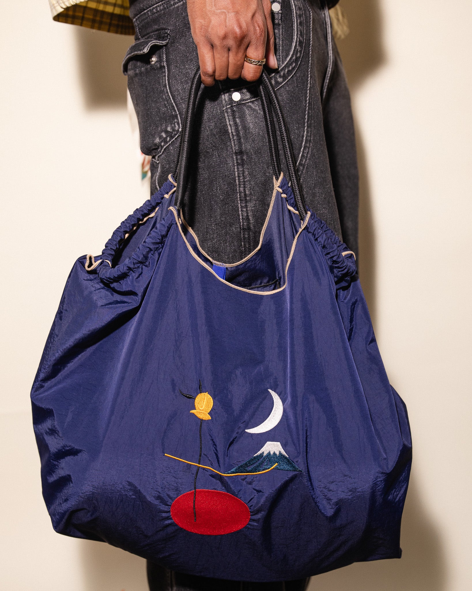 Art Dealer Tote - Moon Over Fuji