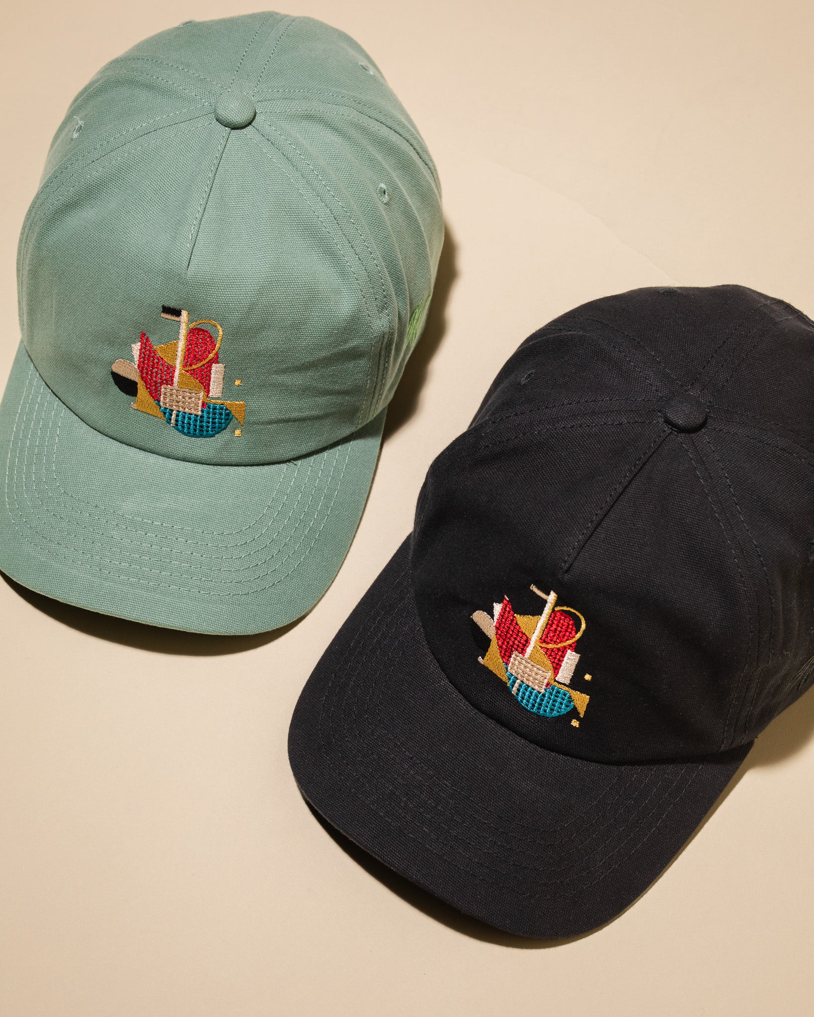Verde Terrace Vintage Hat (Black)