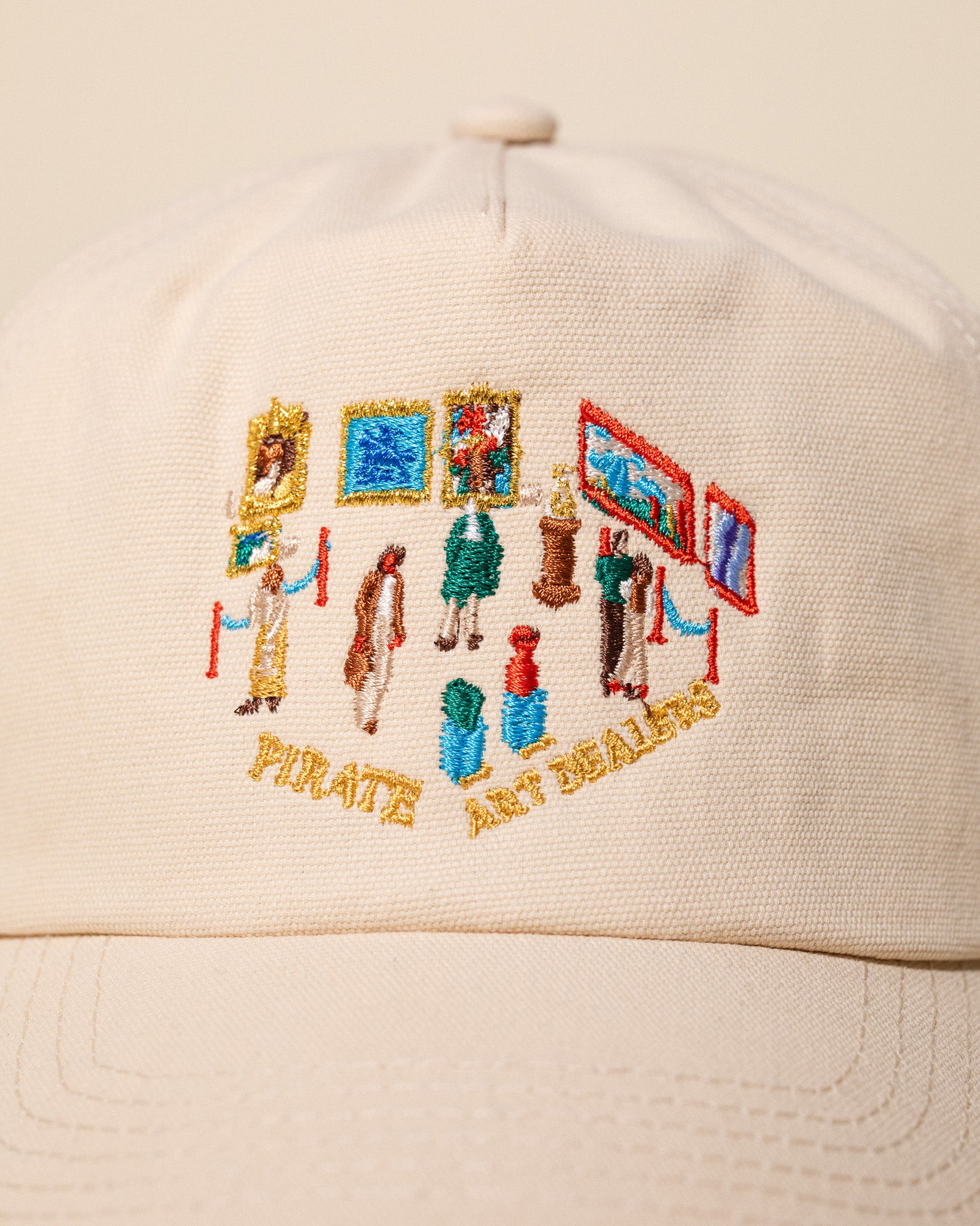 Pirate Art Museum Vintage Hat (Cream)