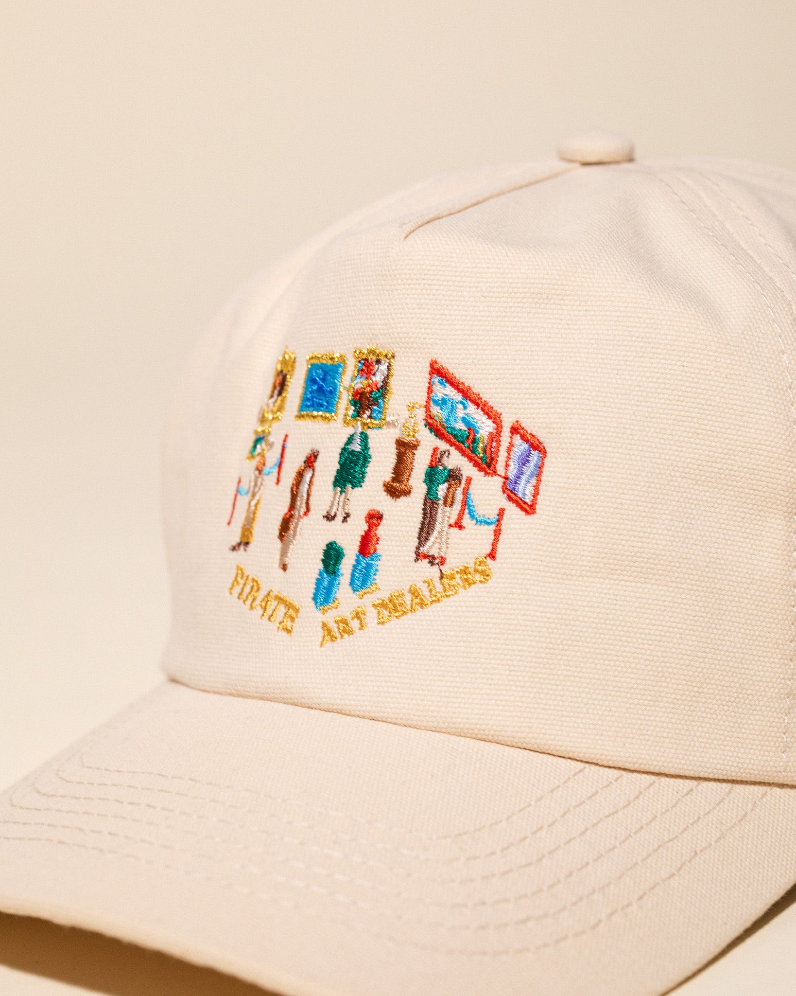 Pirate Art Museum Vintage Hat (Cream)