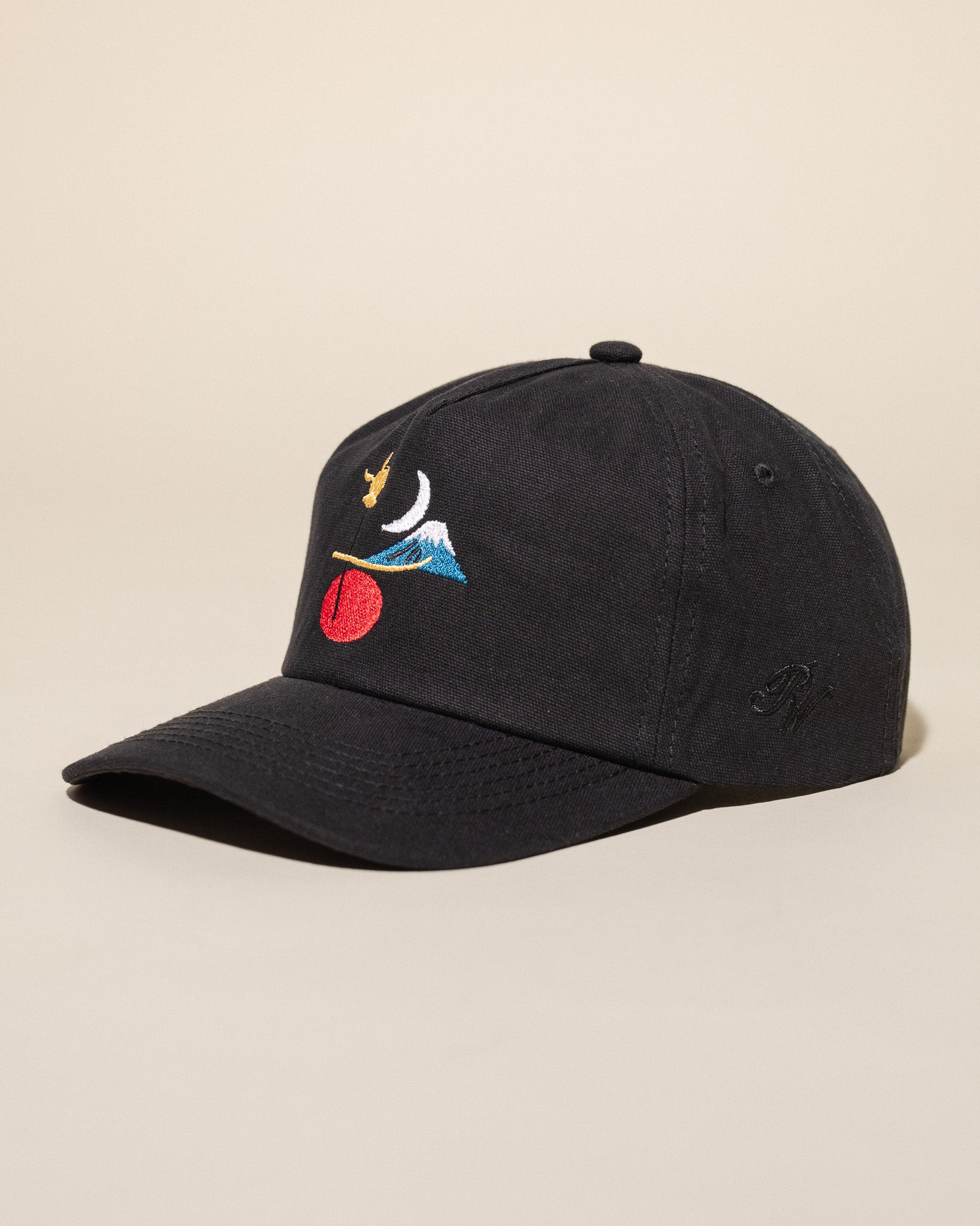 Moon Over Fuji Vintage Hat (Midnight Black)