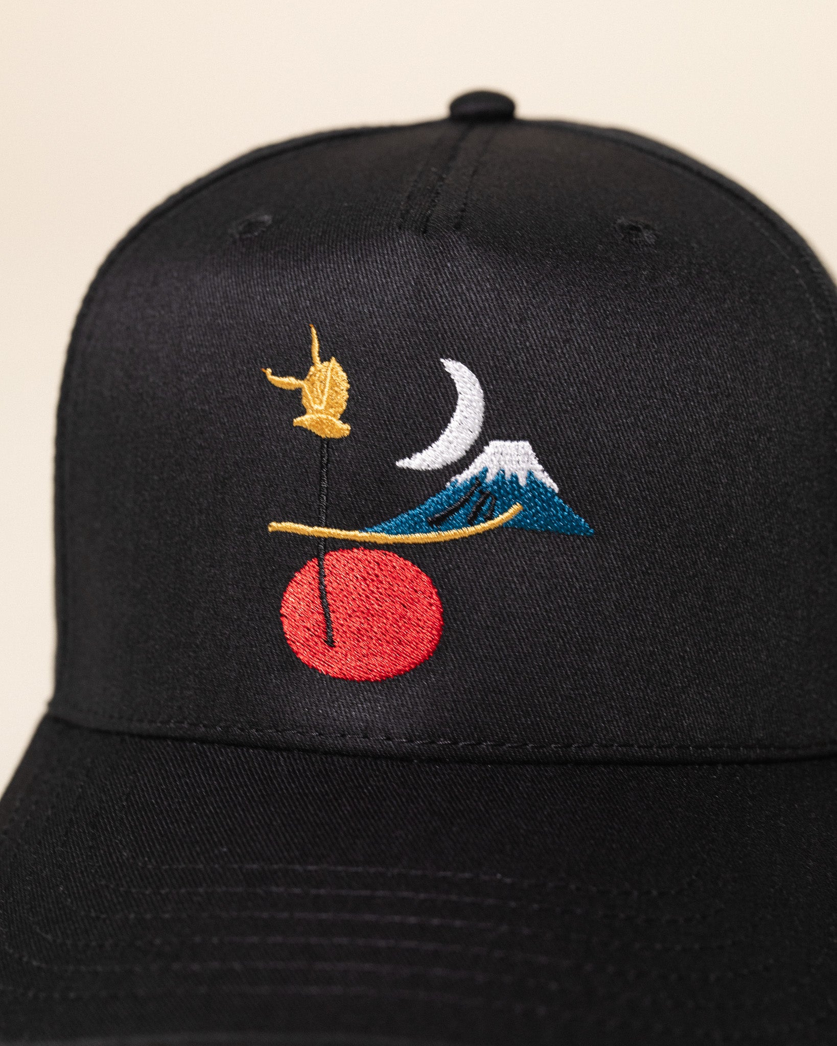 Moon Over Fuji Hat (Midnight Black)